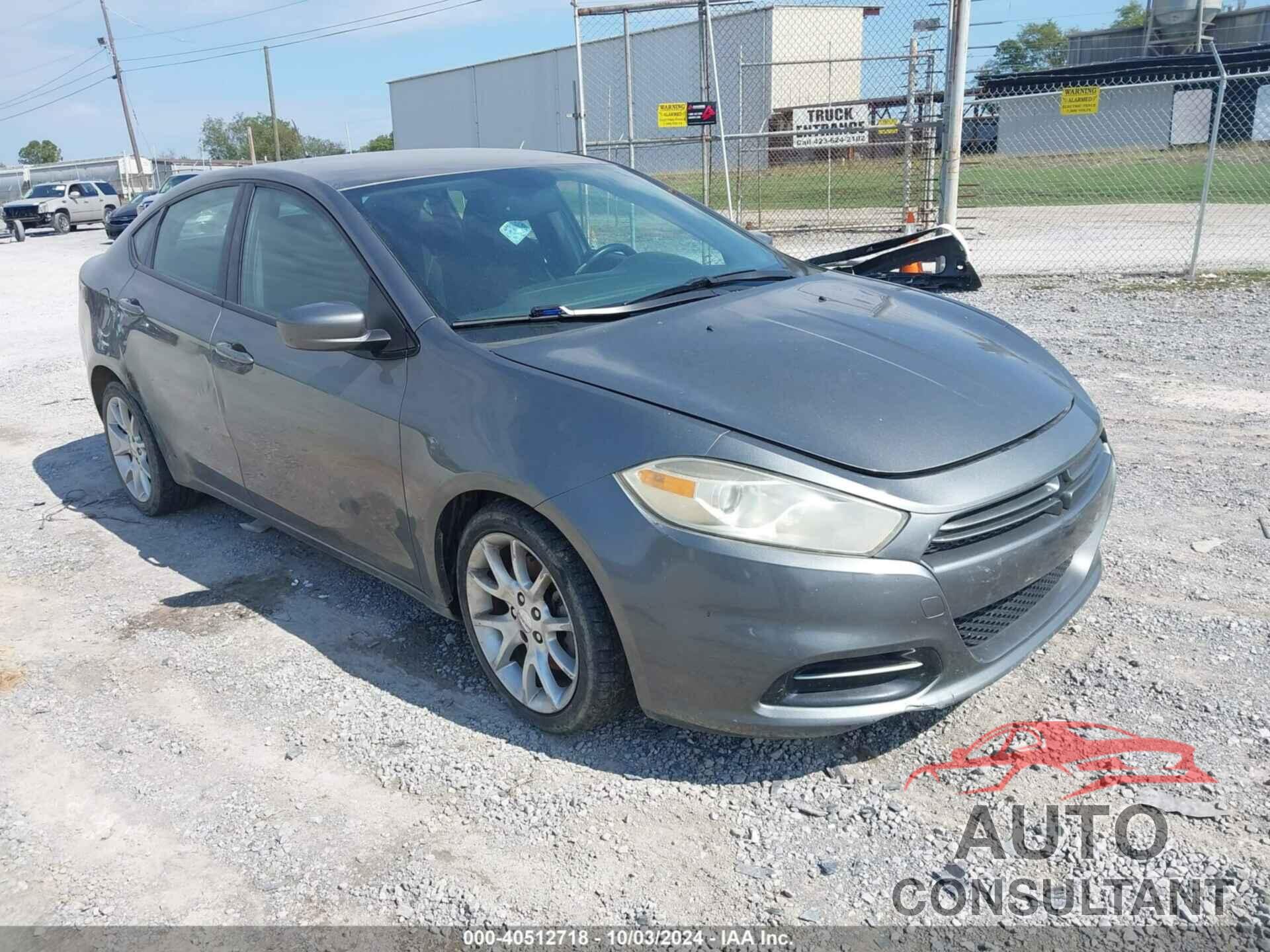 DODGE DART 2013 - 1C3CDFBA4DD198840