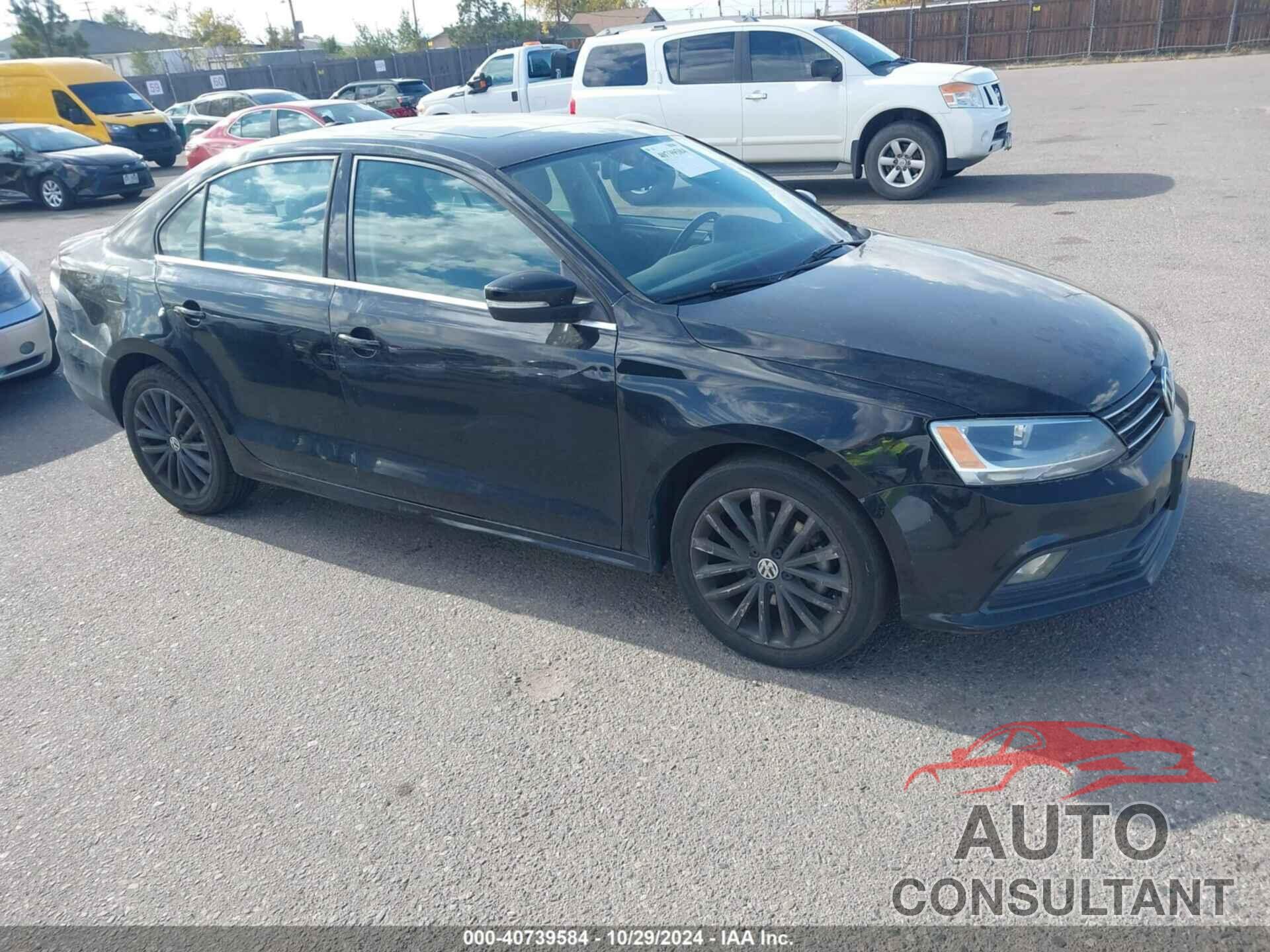 VOLKSWAGEN JETTA 2015 - 3VWD07AJ8FM291125