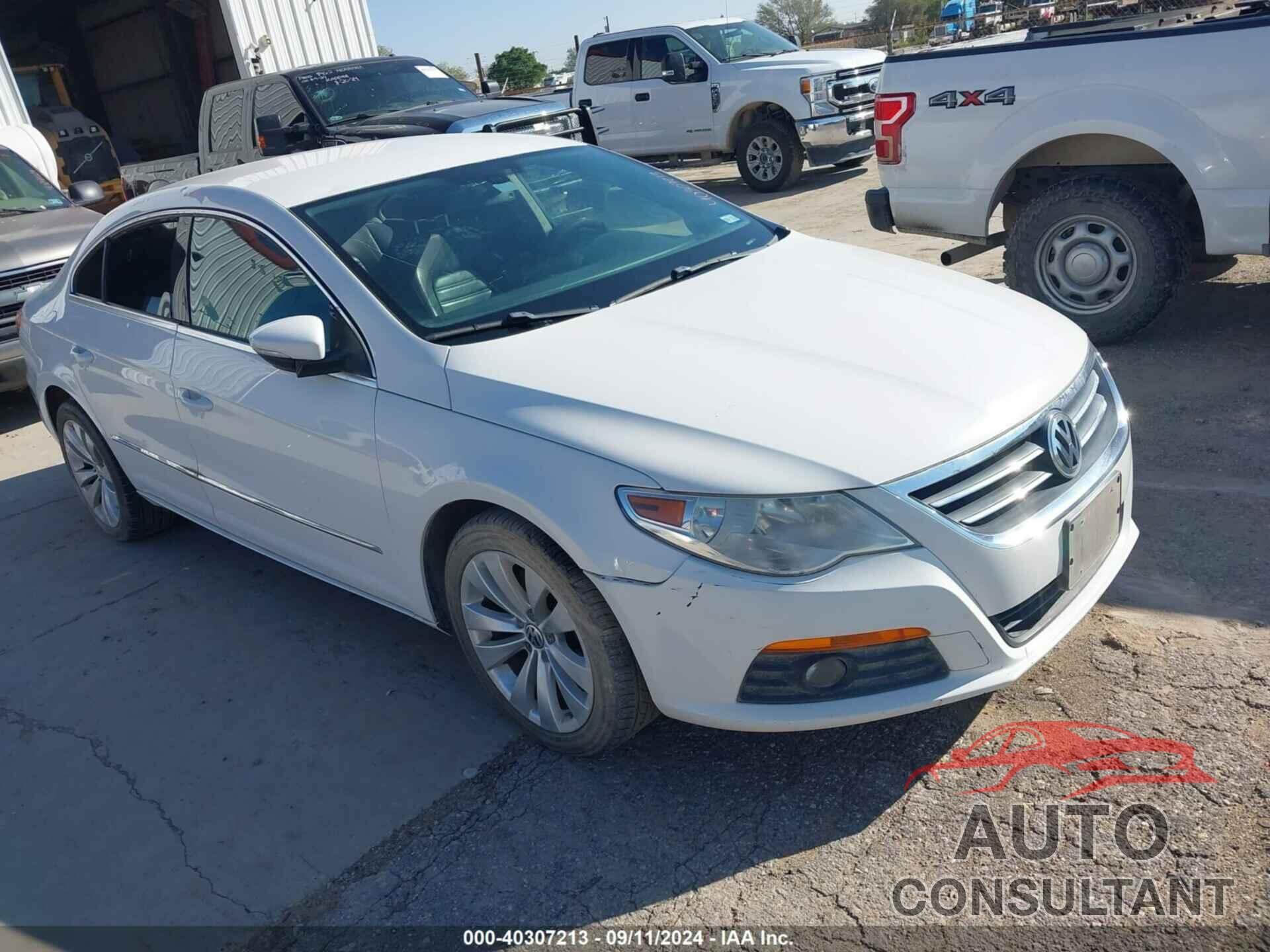 VOLKSWAGEN CC 2010 - WVWMN7AN6AE529740