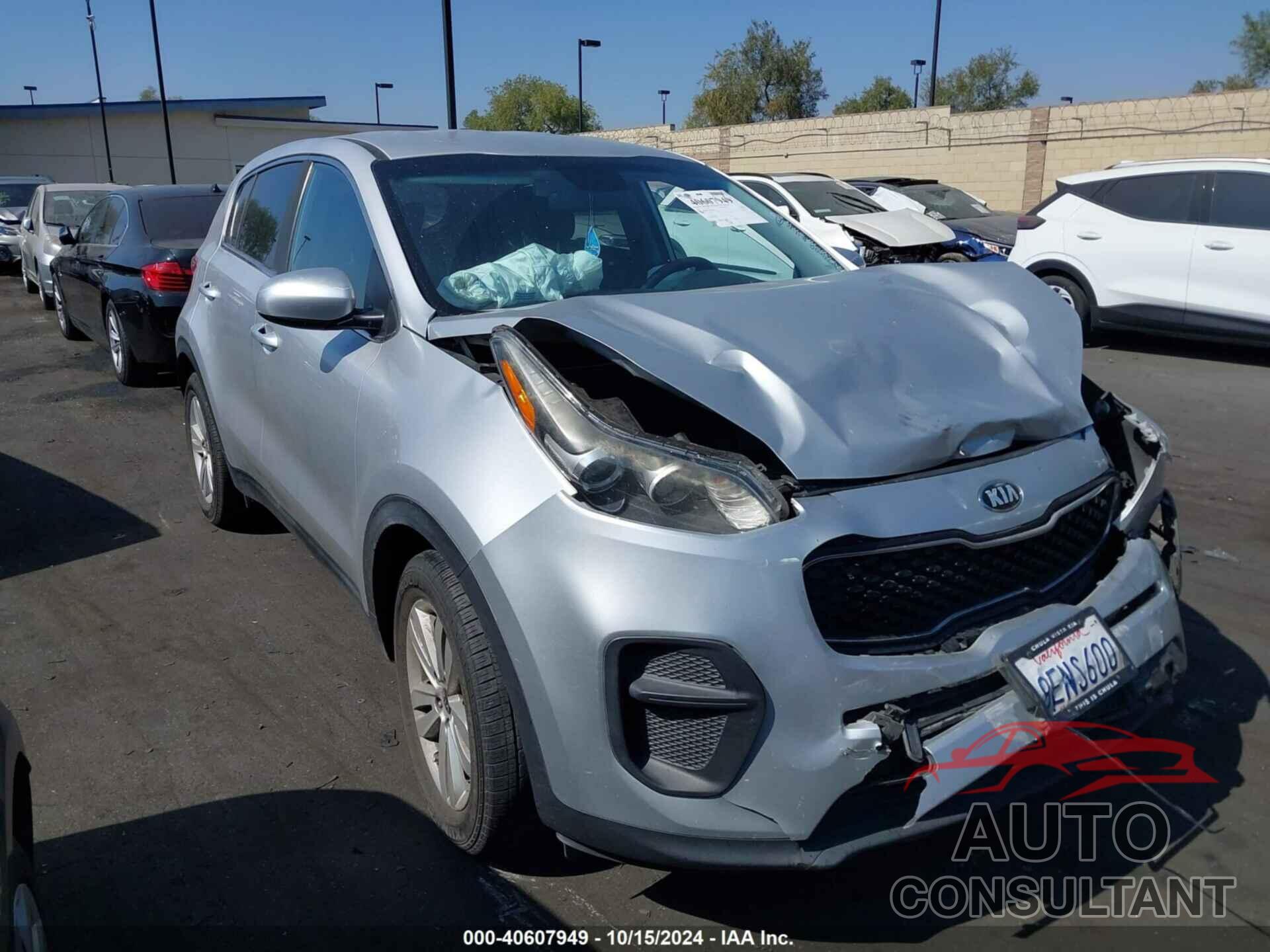 KIA SPORTAGE 2018 - KNDPM3AC7J7408758