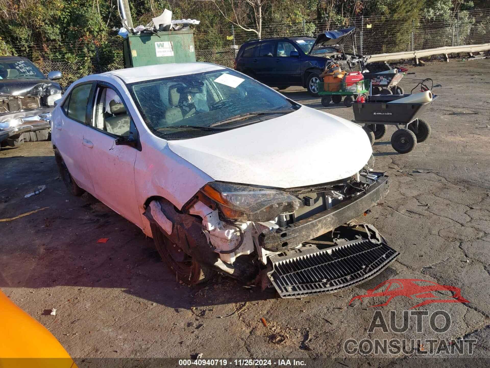 TOYOTA COROLLA 2018 - 2T1BURHE0JC993122