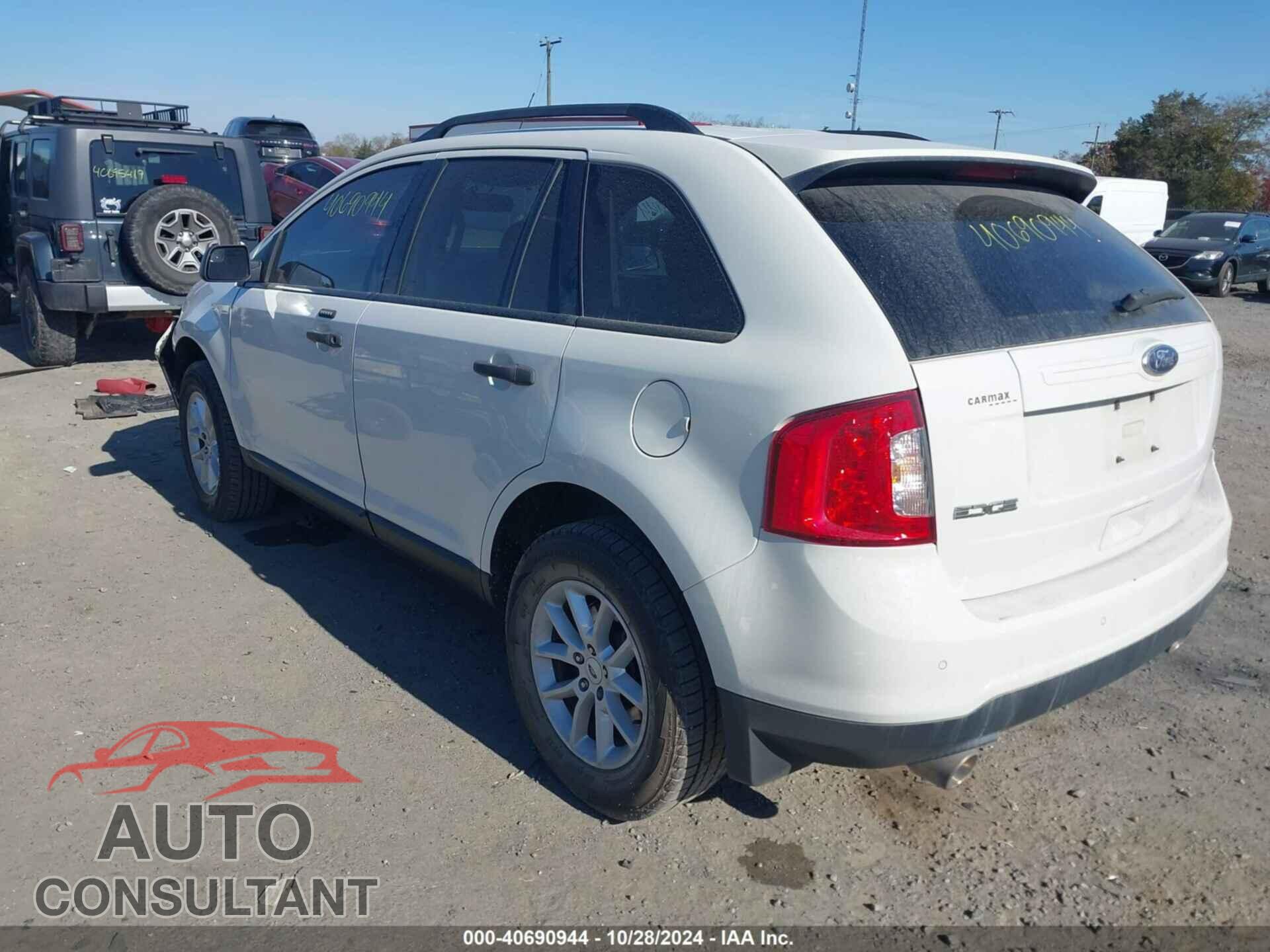 FORD EDGE 2013 - 2FMDK3GC7DBE18052