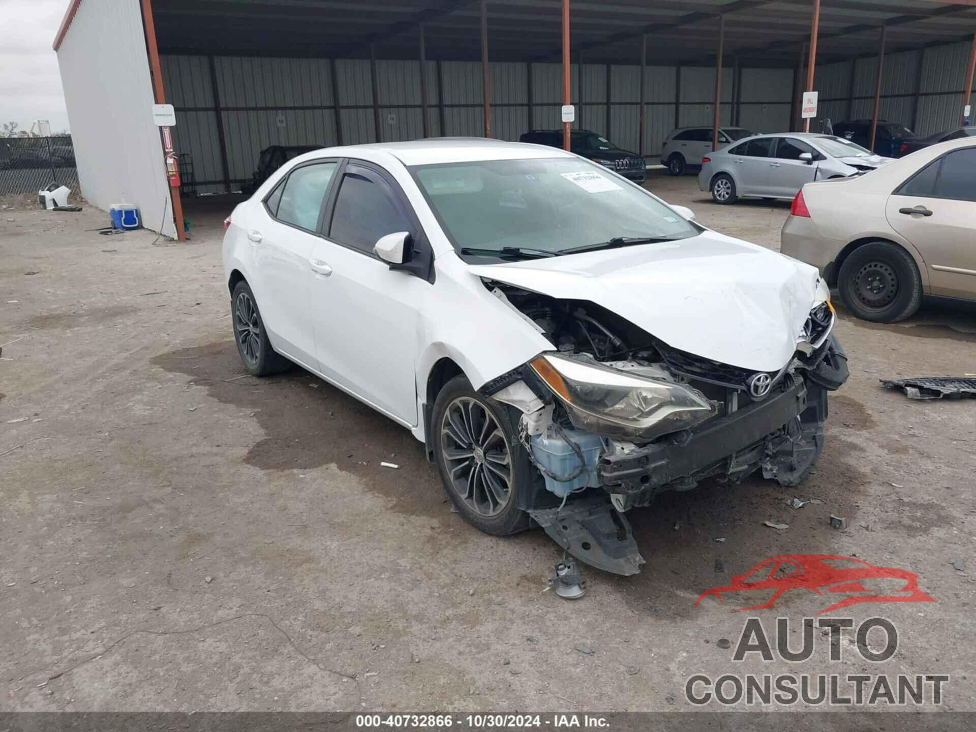 TOYOTA COROLLA 2015 - 2T1BURHE5FC474249