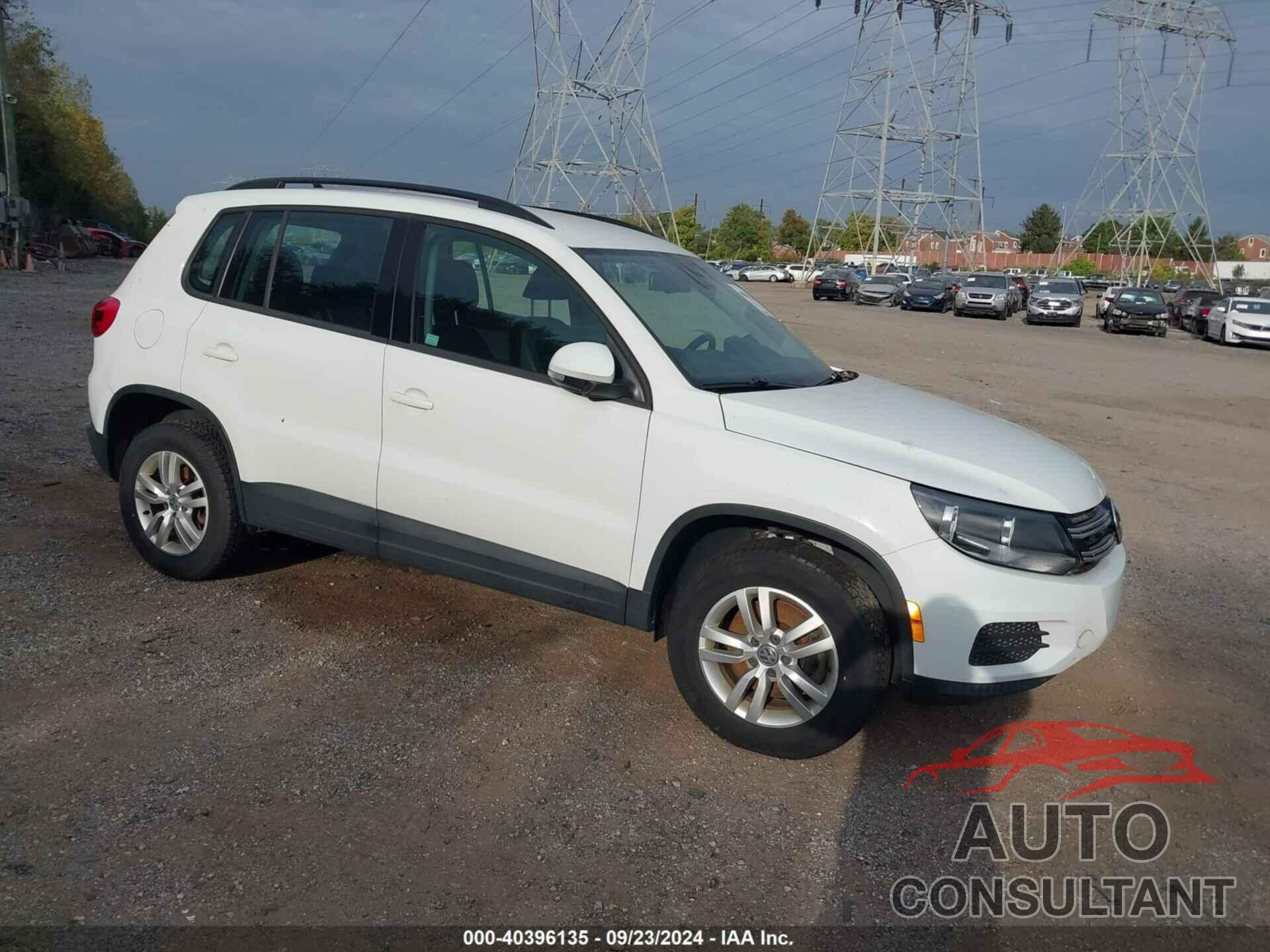 VOLKSWAGEN TIGUAN 2017 - WVGBV7AX3HK025128