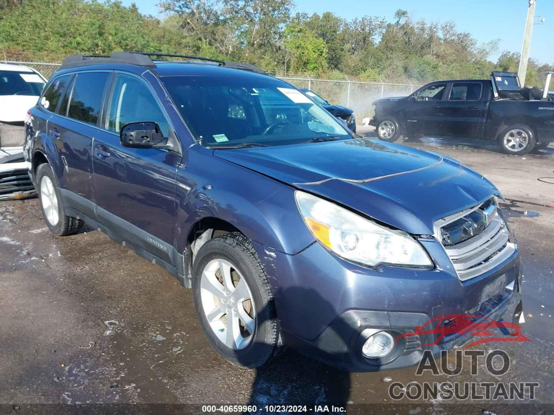 SUBARU OUTBACK 2013 - 4S4BRBGC6D3268433