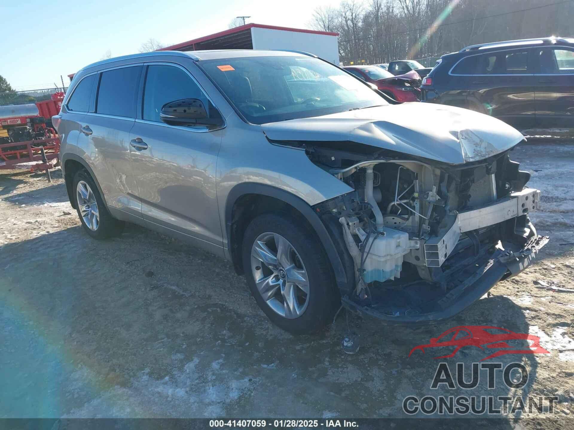 TOYOTA HIGHLANDER 2016 - 5TDDKRFH1GS282301