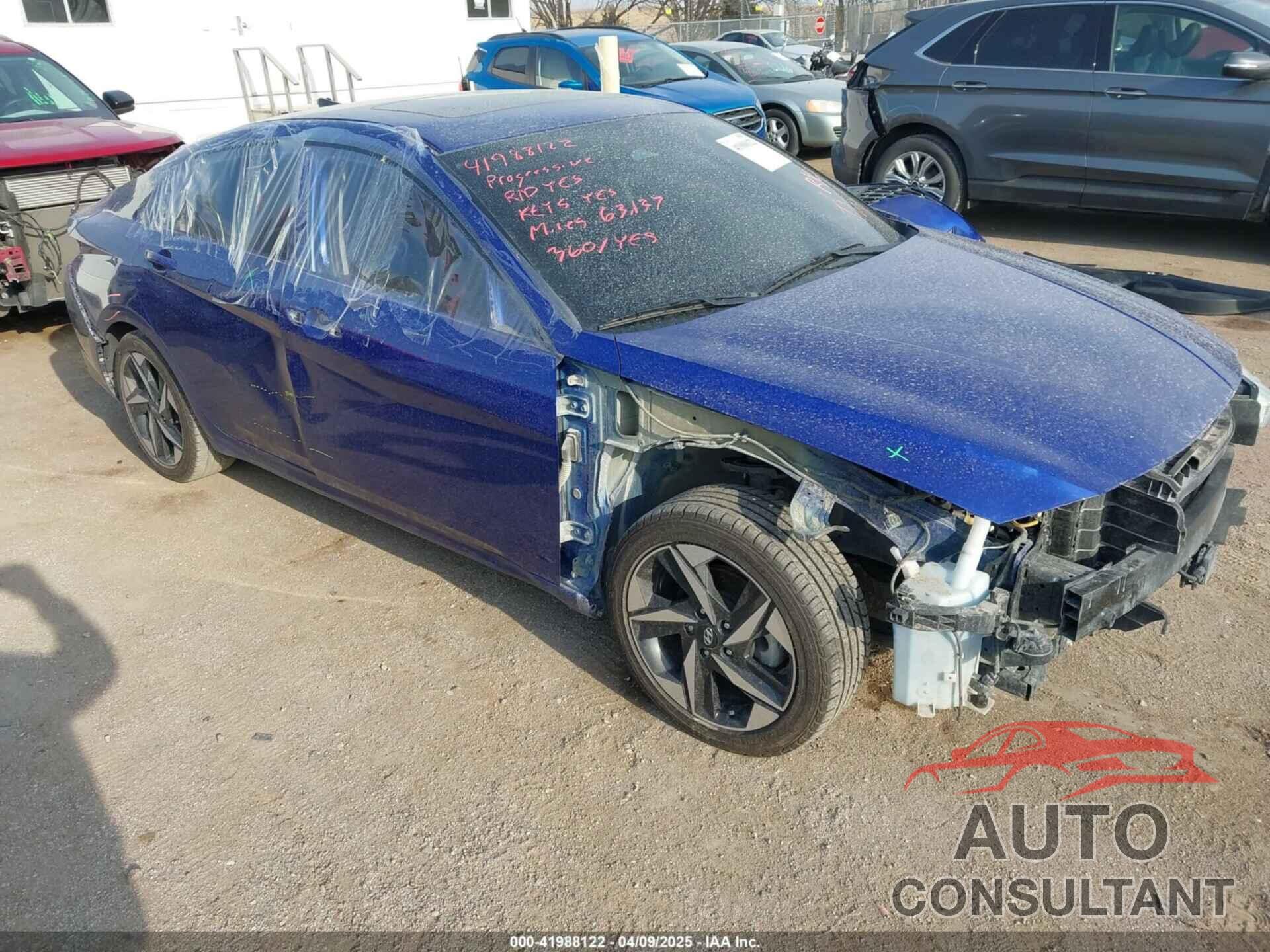 HYUNDAI ELANTRA 2022 - KMHLN4AG9NU337327