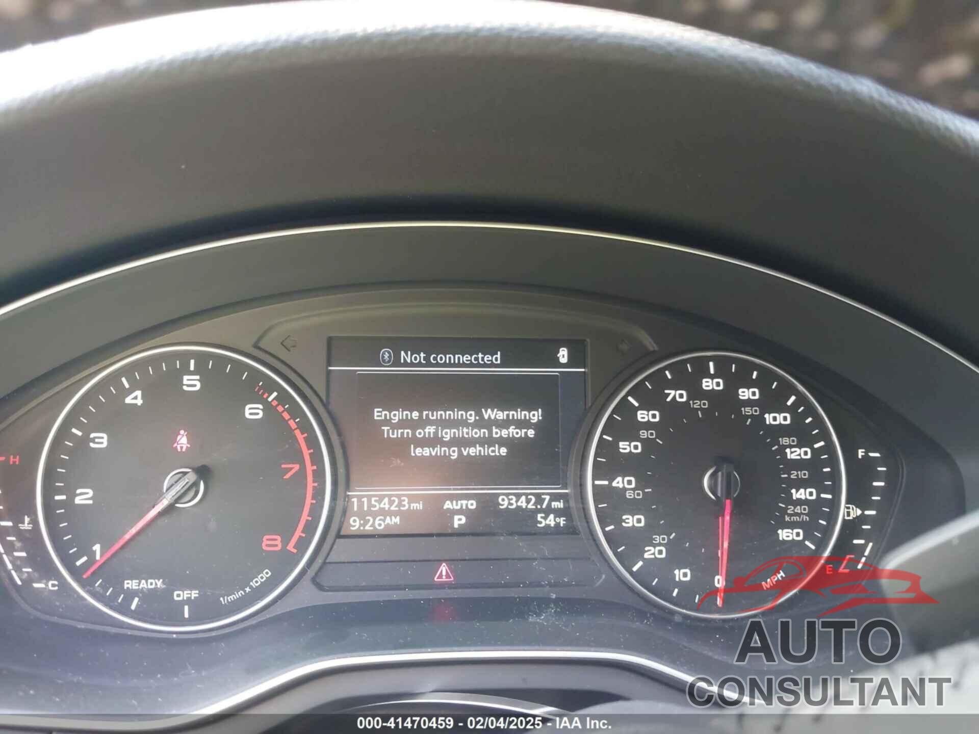AUDI A4 ALLROAD 2017 - WA17NAF40HA046394