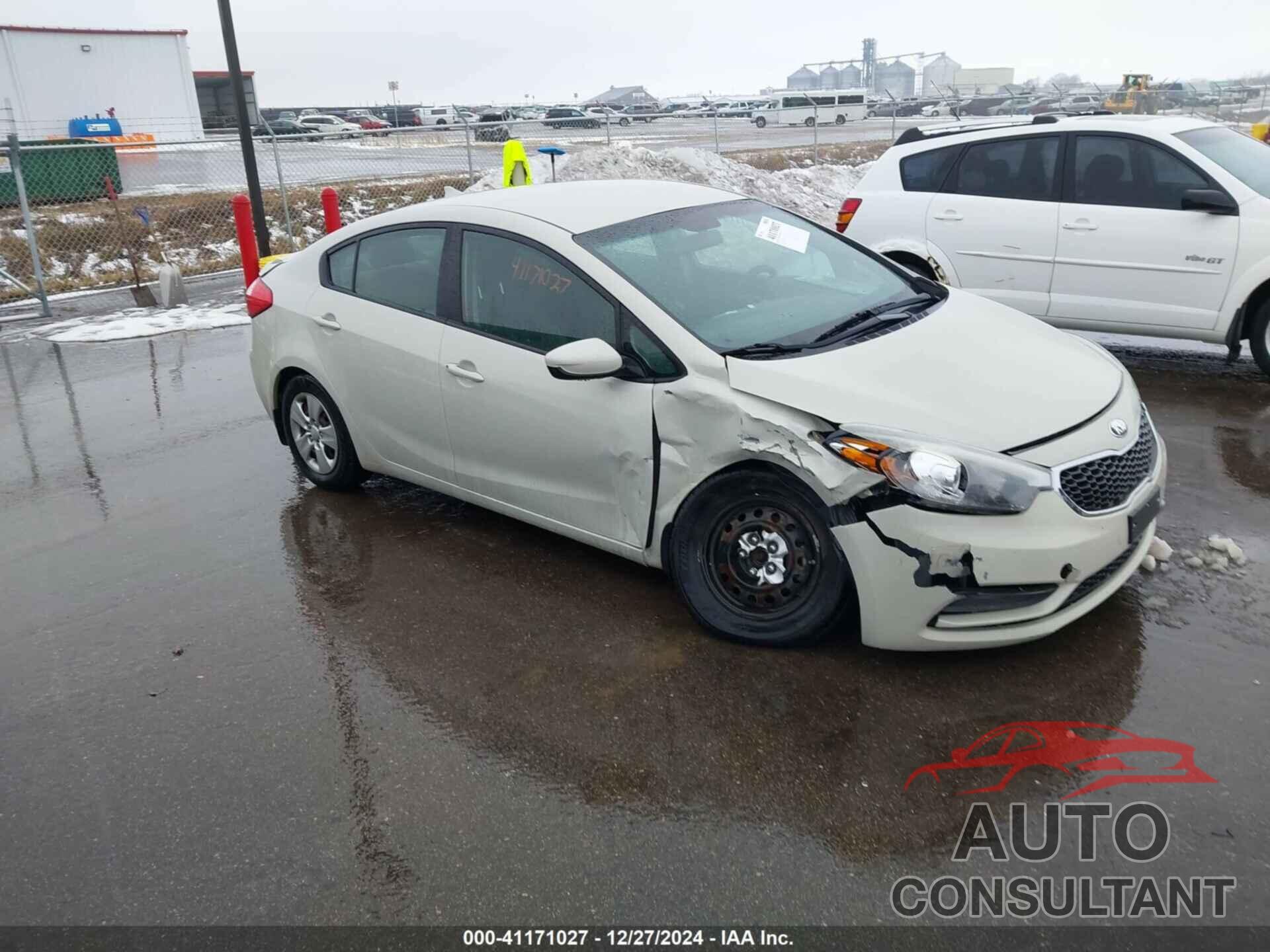 KIA FORTE 2015 - KNAFK4A66F5291417