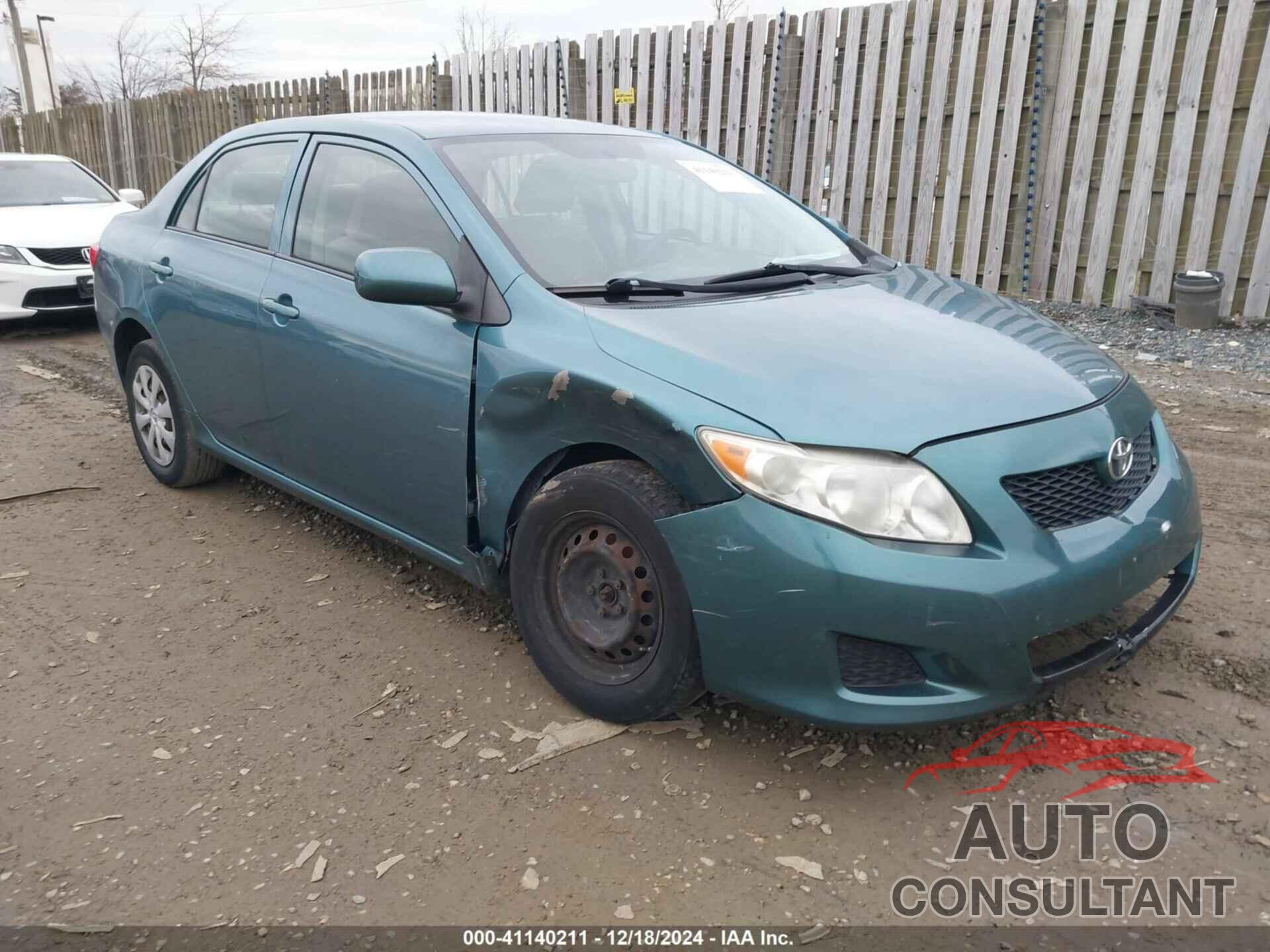 TOYOTA COROLLA 2009 - JTDBL40E299027440