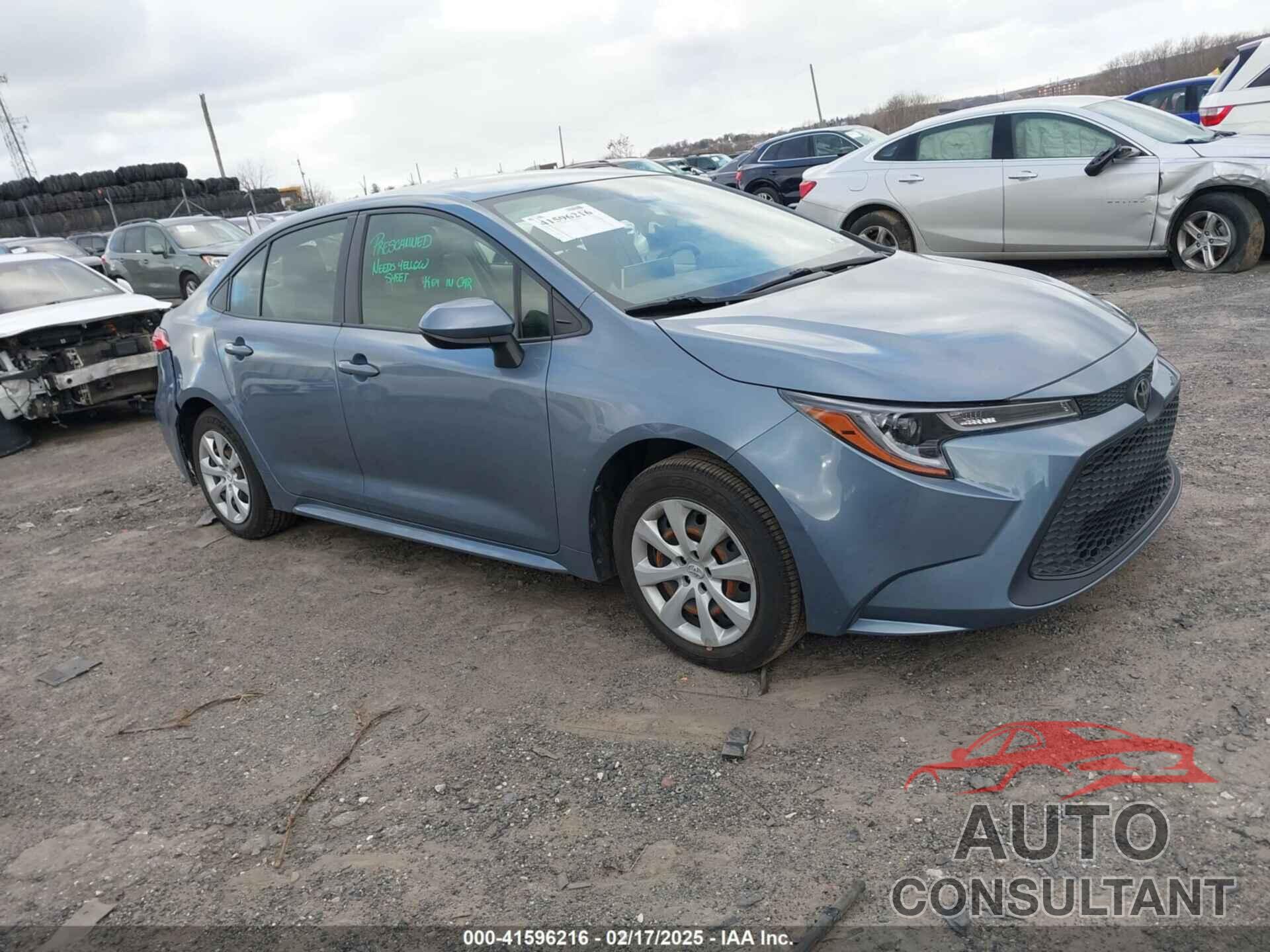 TOYOTA COROLLA 2020 - JTDEPRAE7LJ075924