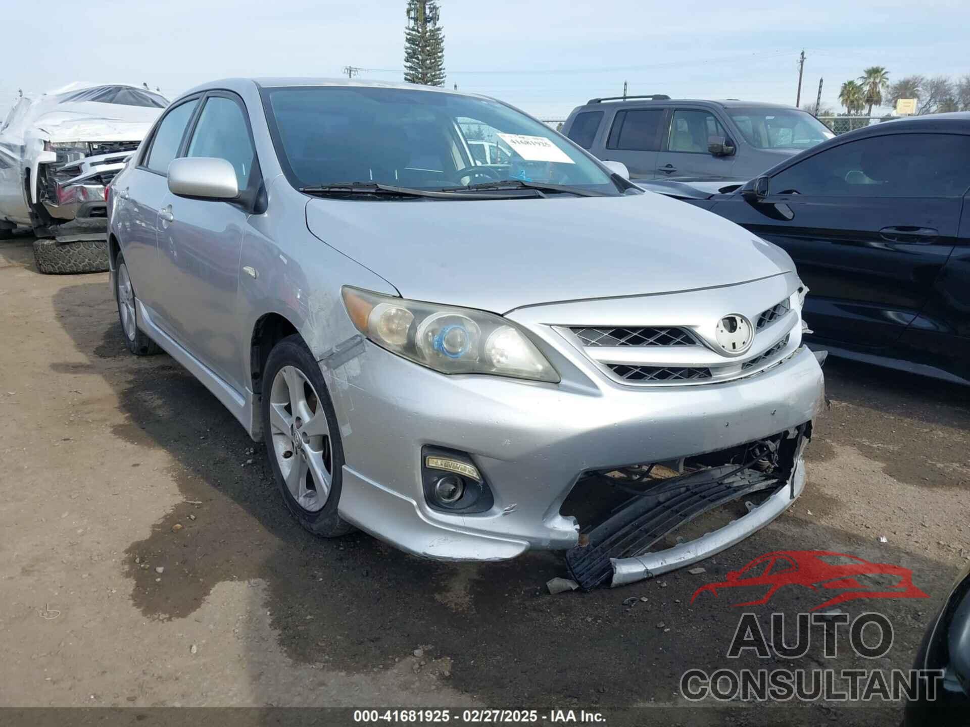TOYOTA COROLLA 2012 - 2T1BU4EE1CC825130