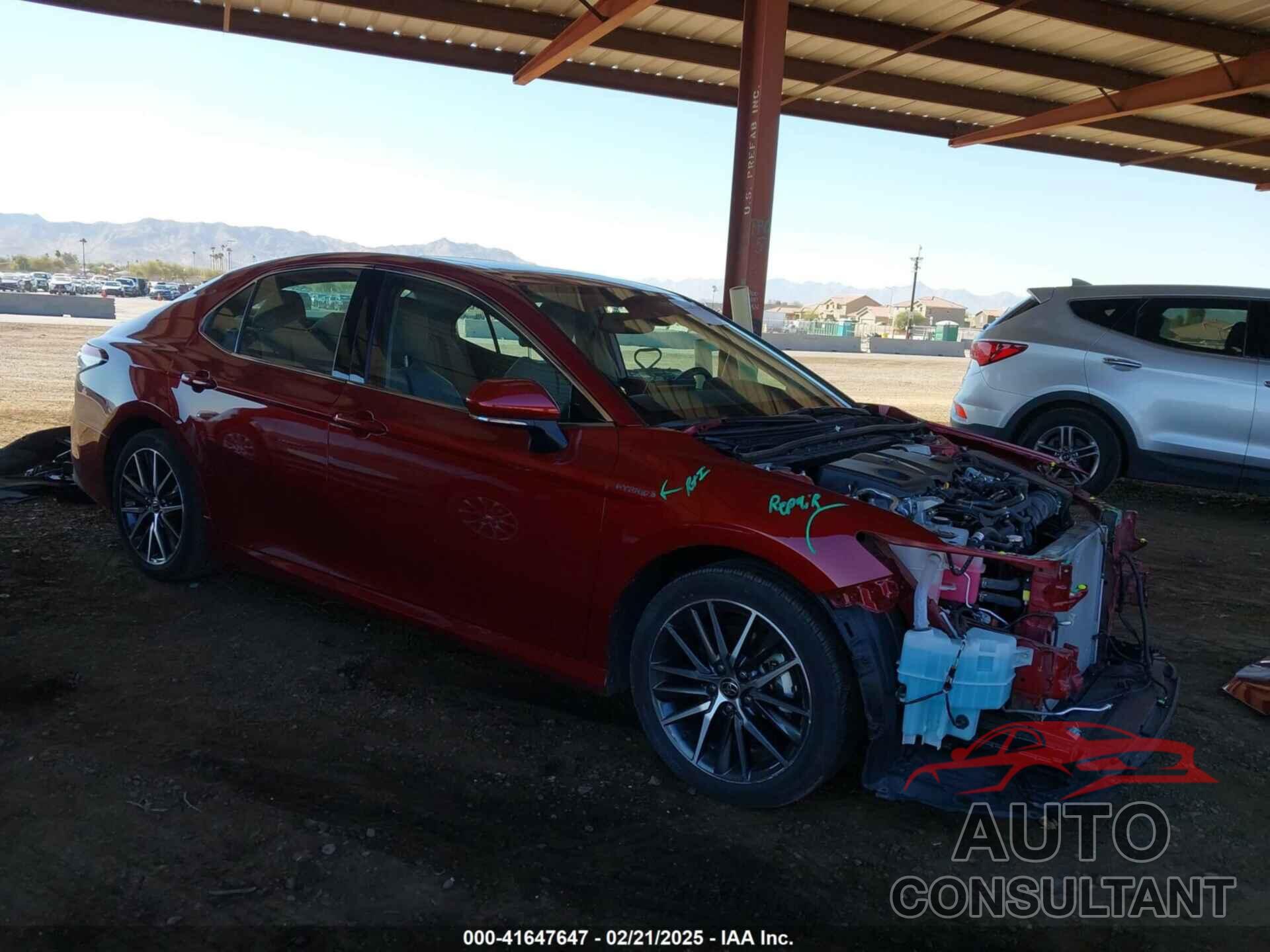 TOYOTA CAMRY 2021 - 4T1F31AK3MU026819