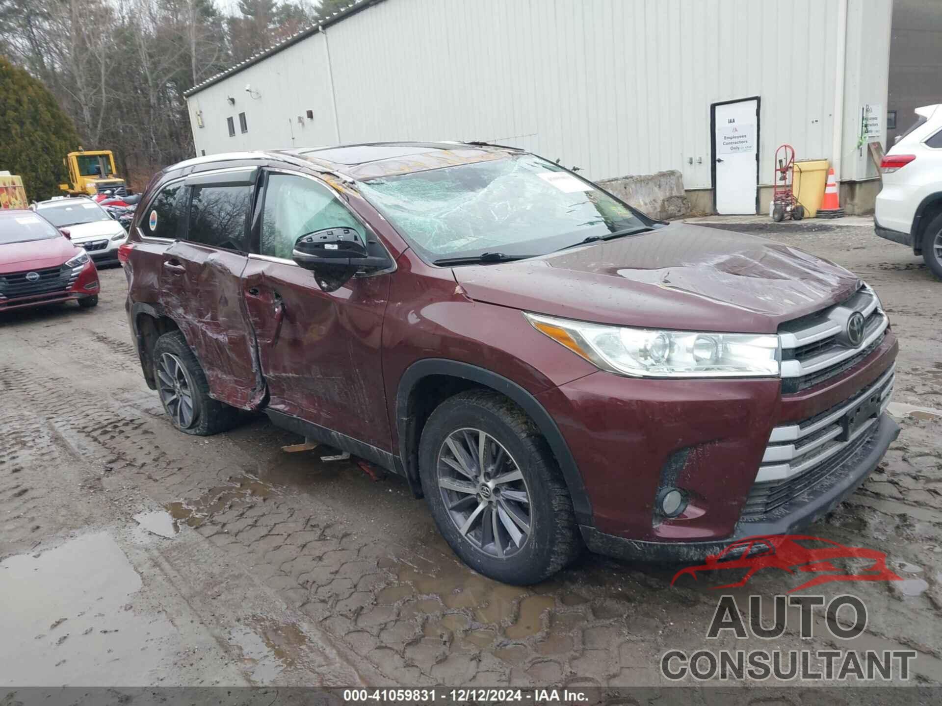 TOYOTA HIGHLANDER 2019 - 5TDJZRFHXKS934114