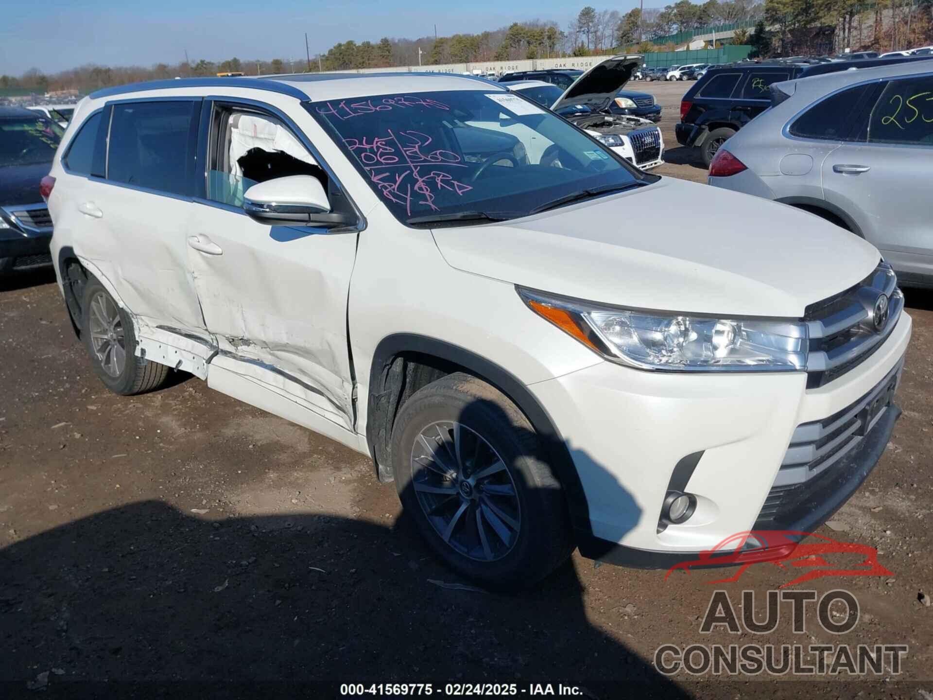TOYOTA HIGHLANDER 2017 - 5TDJZRFH2HS520382