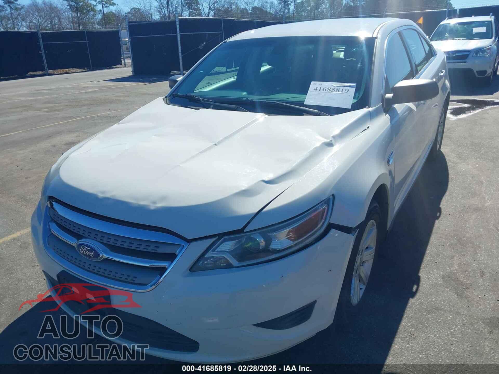 FORD TAURUS 2012 - 1FAHP2DW1CG124529