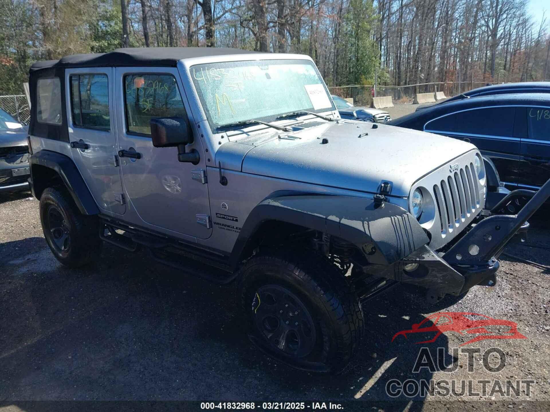 JEEP WRANGLER UNLIMITED 2017 - 1C4BJWDG8HL527598