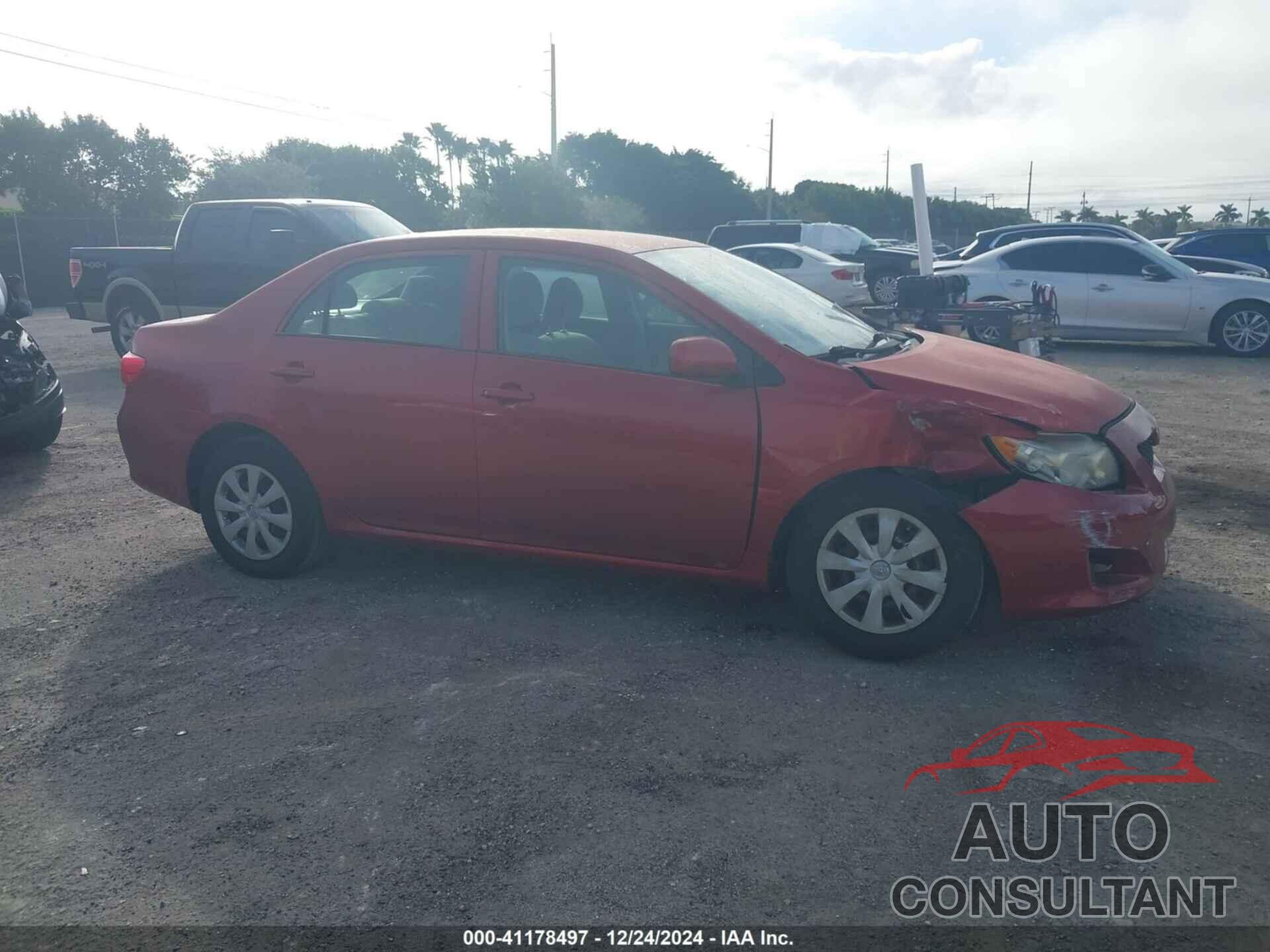 TOYOTA COROLLA 2009 - JTDBL40EX99028870