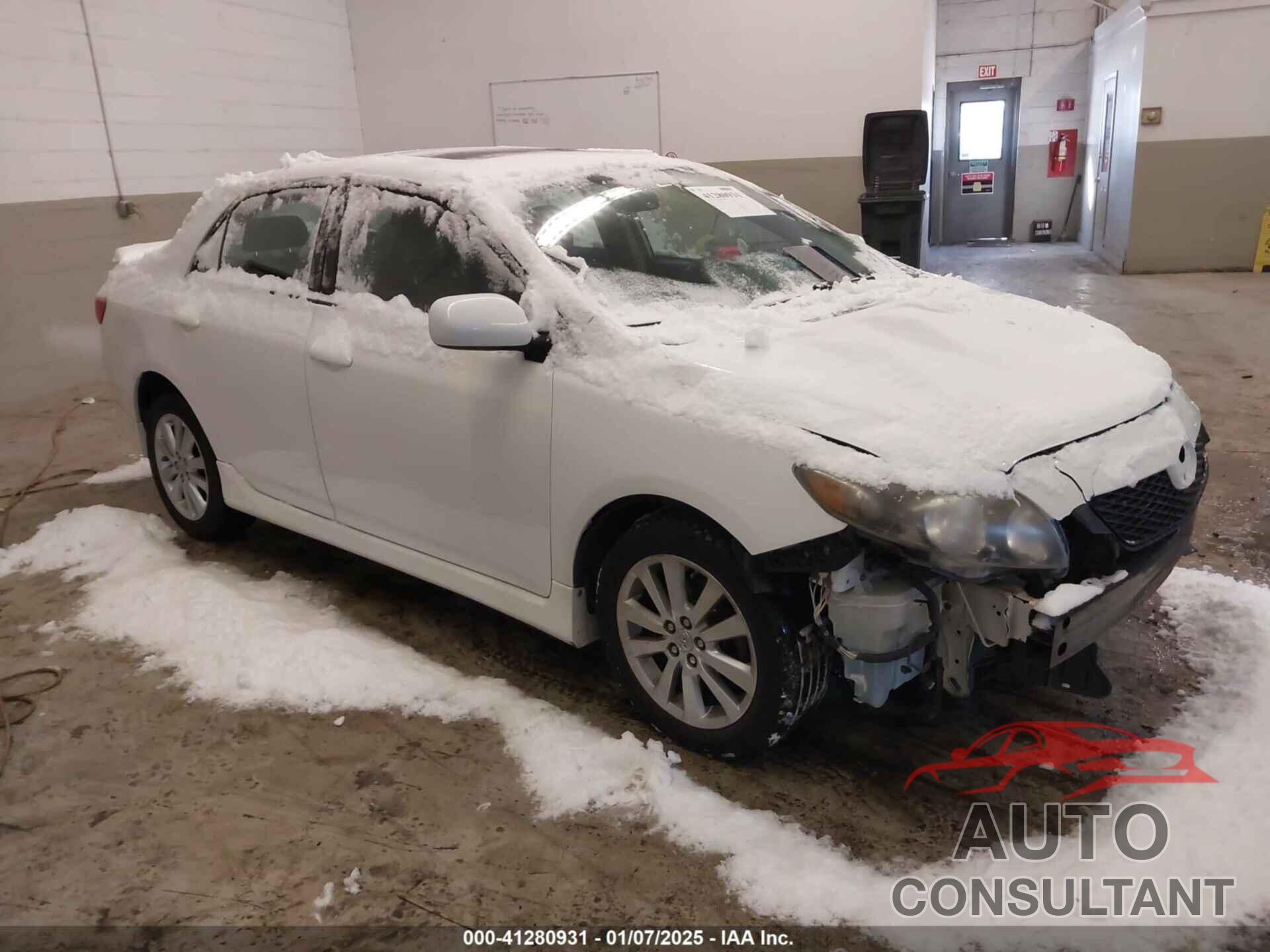 TOYOTA COROLLA 2010 - 1NXBU4EE9AZ347275