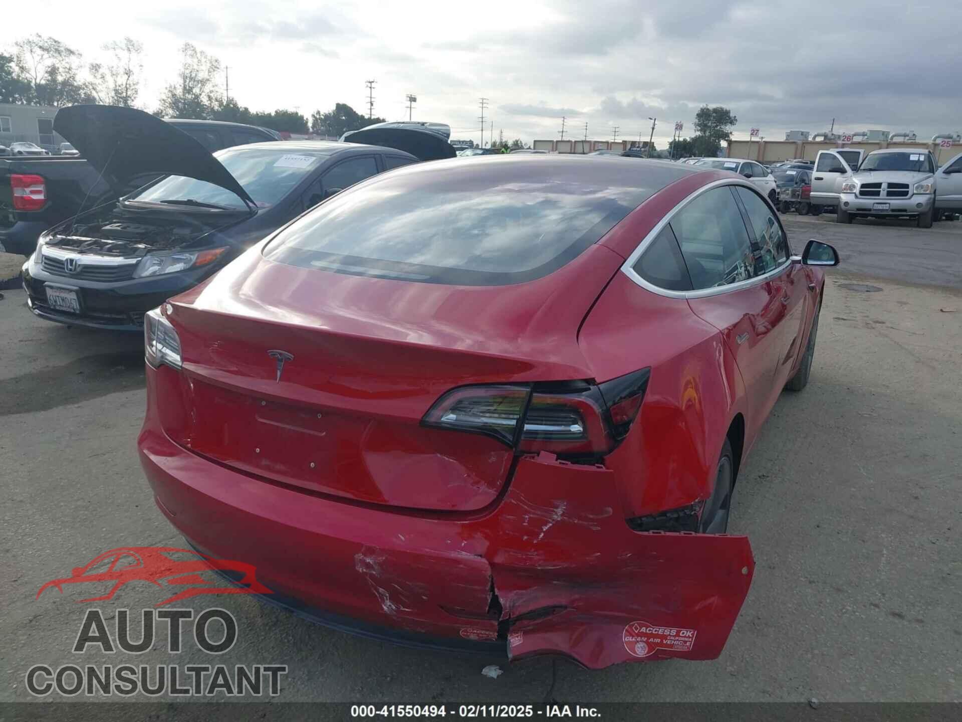 TESLA MODEL 3 2018 - 5YJ3E1EA5JF038218