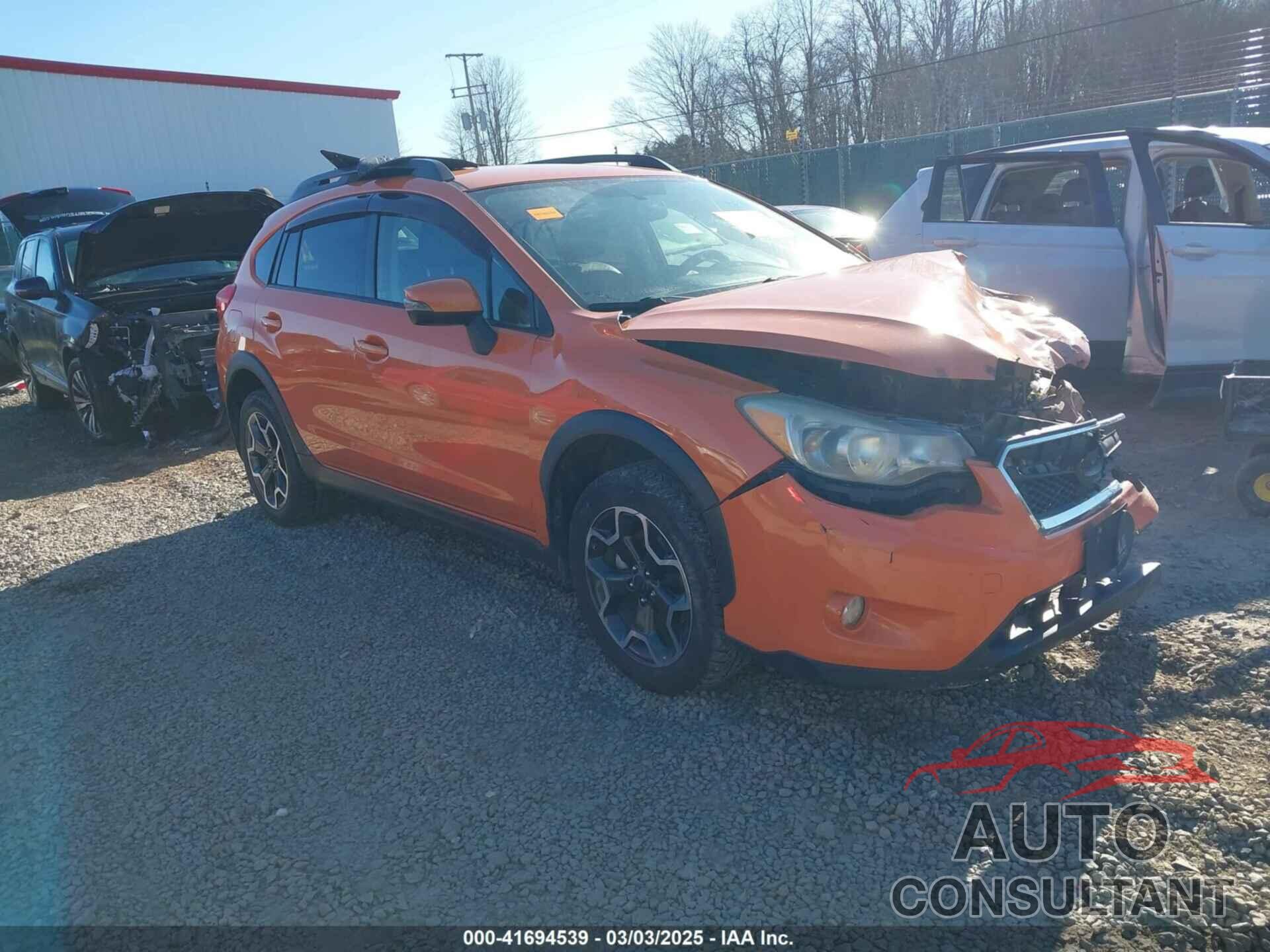SUBARU XV CROSSTREK 2015 - JF2GPAMC7F8209753