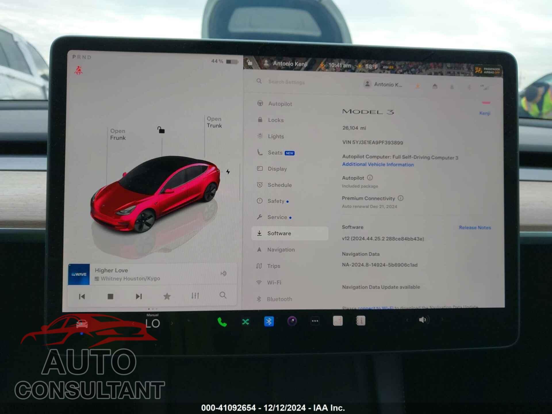TESLA MODEL 3 2023 - 5YJ3E1EA9PF393899