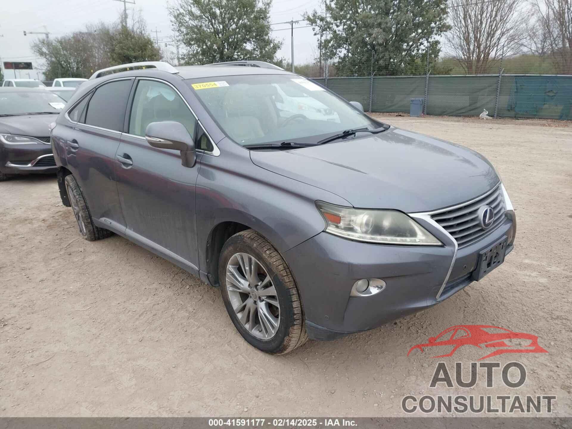 LEXUS RX 450H 2013 - JTJBC1BA0D2440528