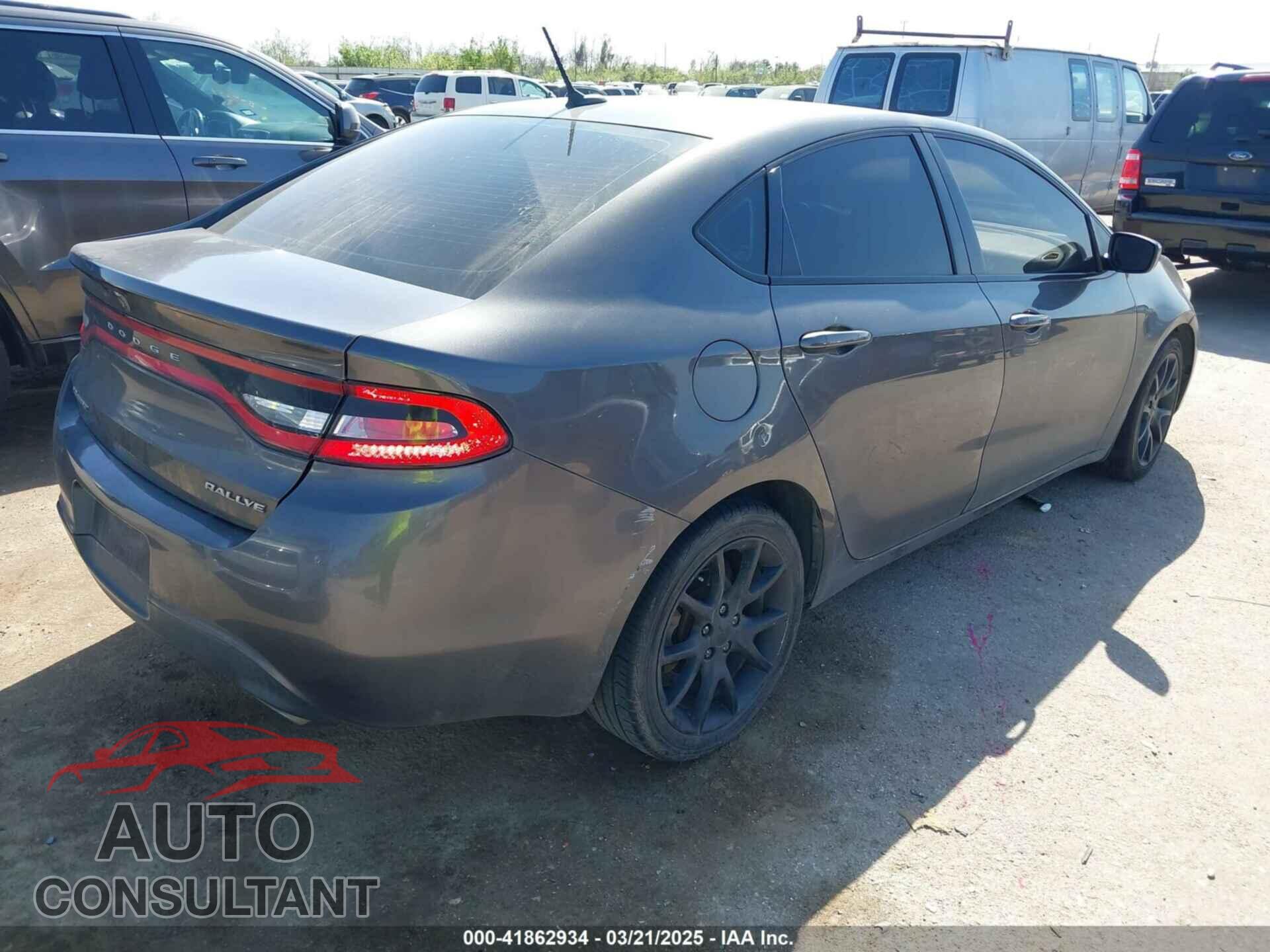 DODGE DART 2015 - 1C3CDFBB4FD132364