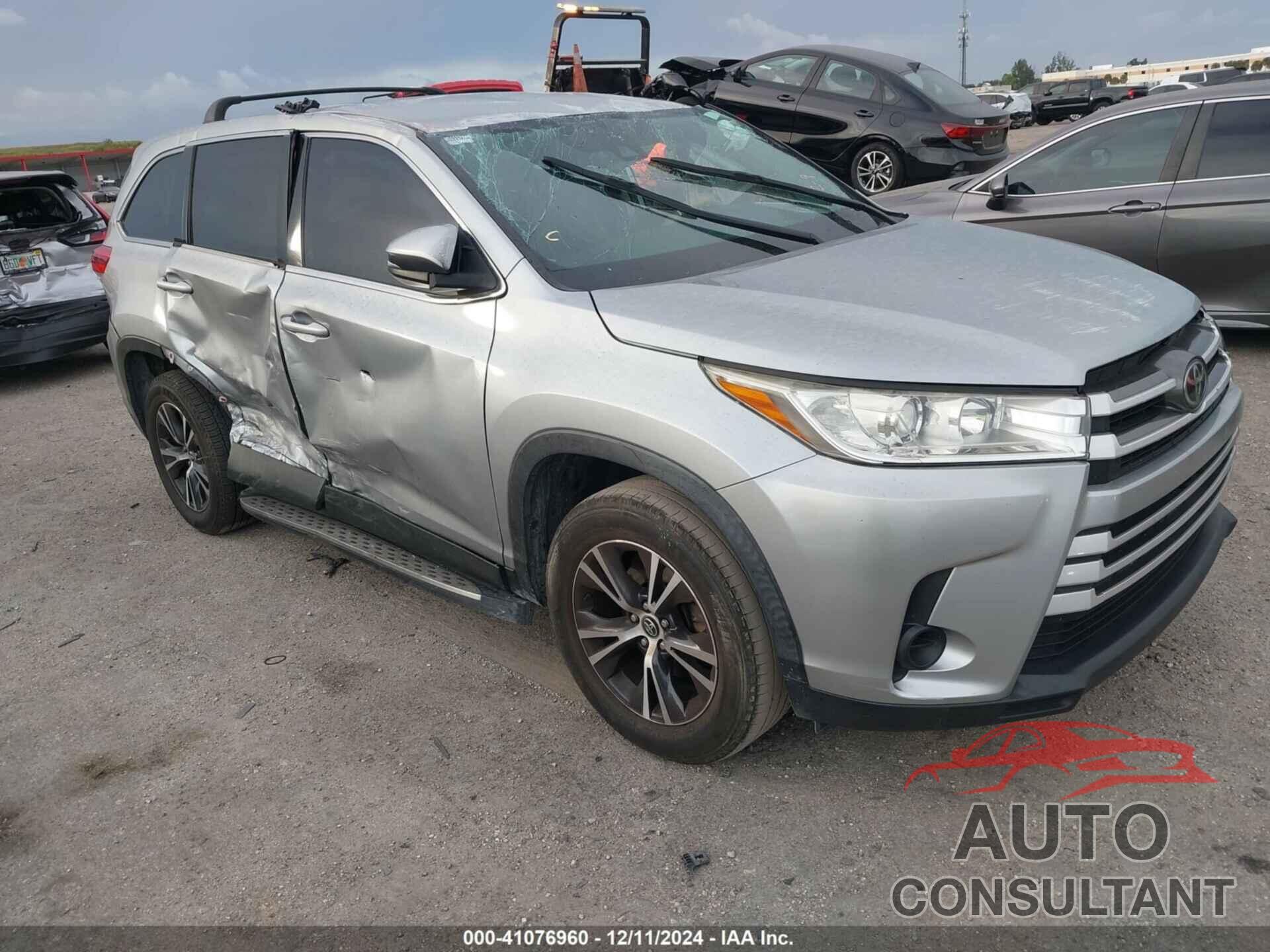 TOYOTA HIGHLANDER 2019 - 5TDZARFH7KS052716