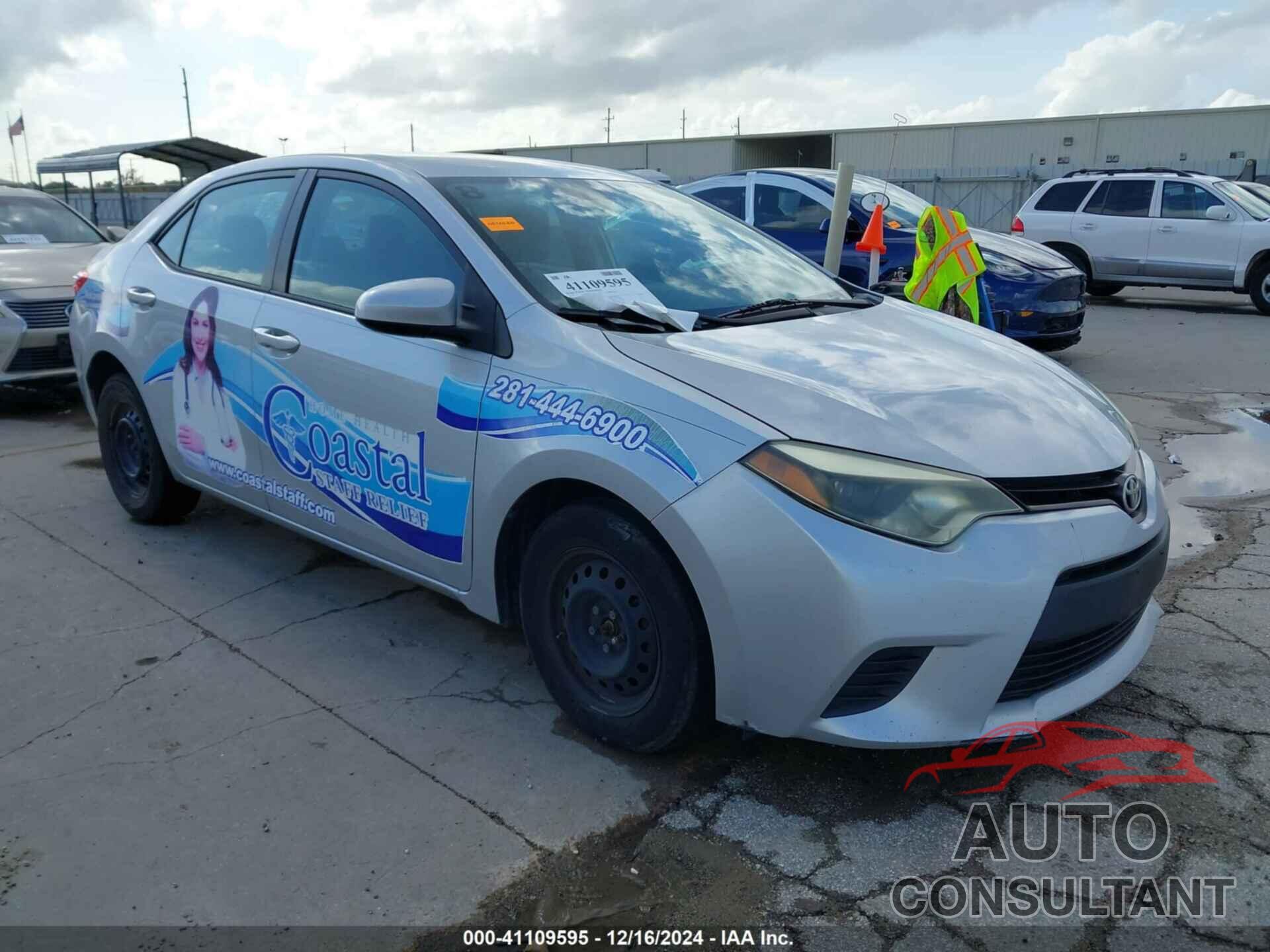 TOYOTA COROLLA 2015 - 5YFBURHE0FP237250