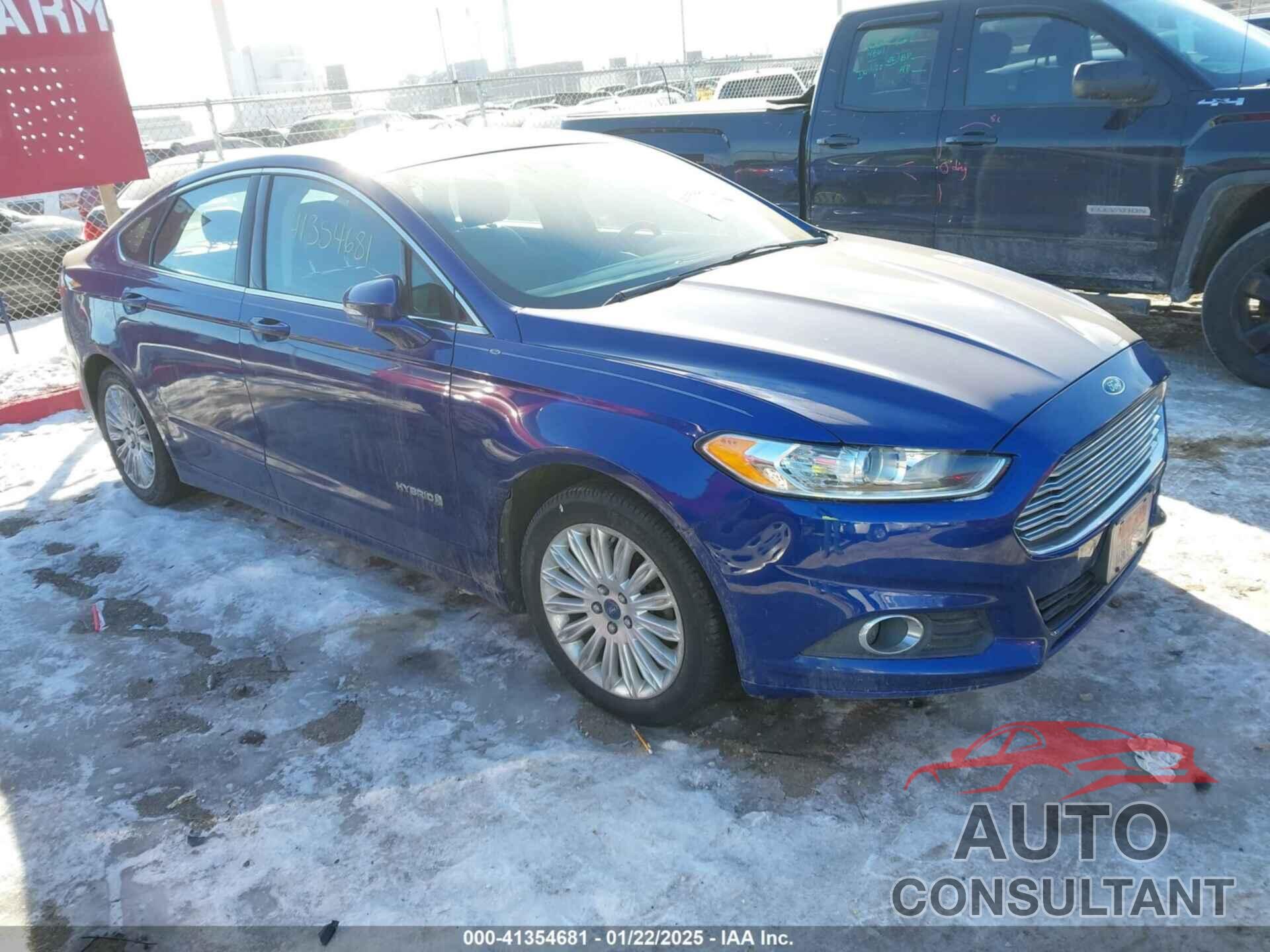 FORD FUSION HYBRID 2013 - 3FA6P0LU6DR254991