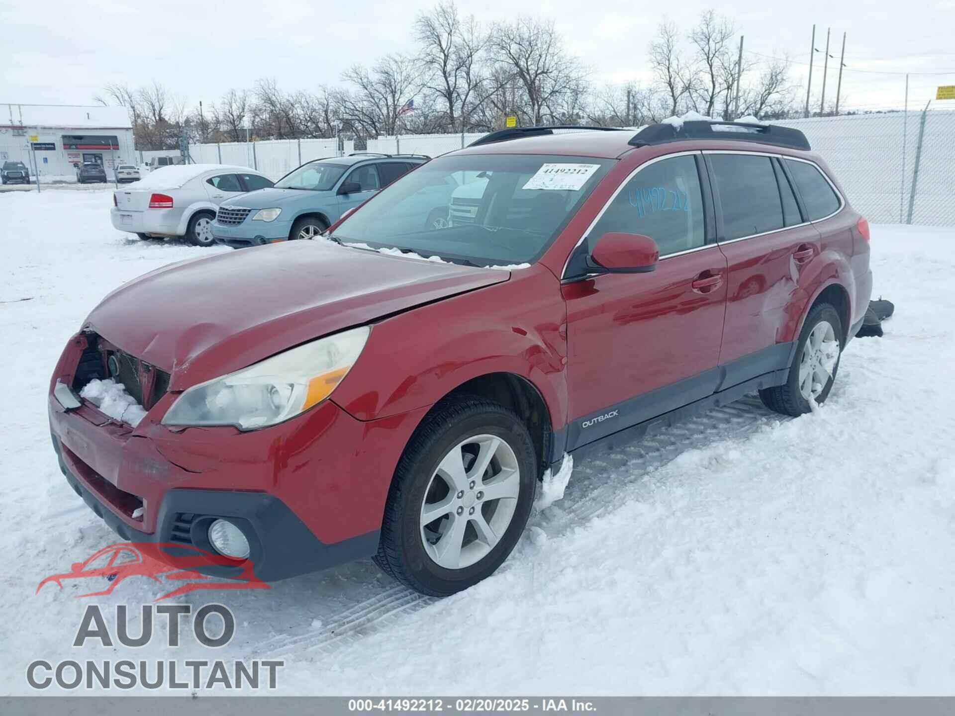 SUBARU OUTBACK 2013 - 4S4BRBCC5D3276755