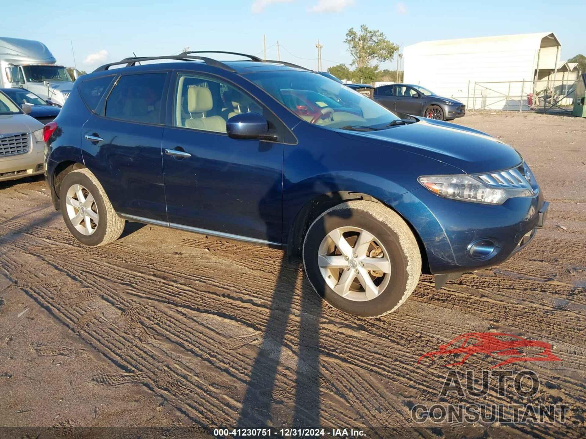 NISSAN MURANO 2010 - JN8AZ1MW8AW113308