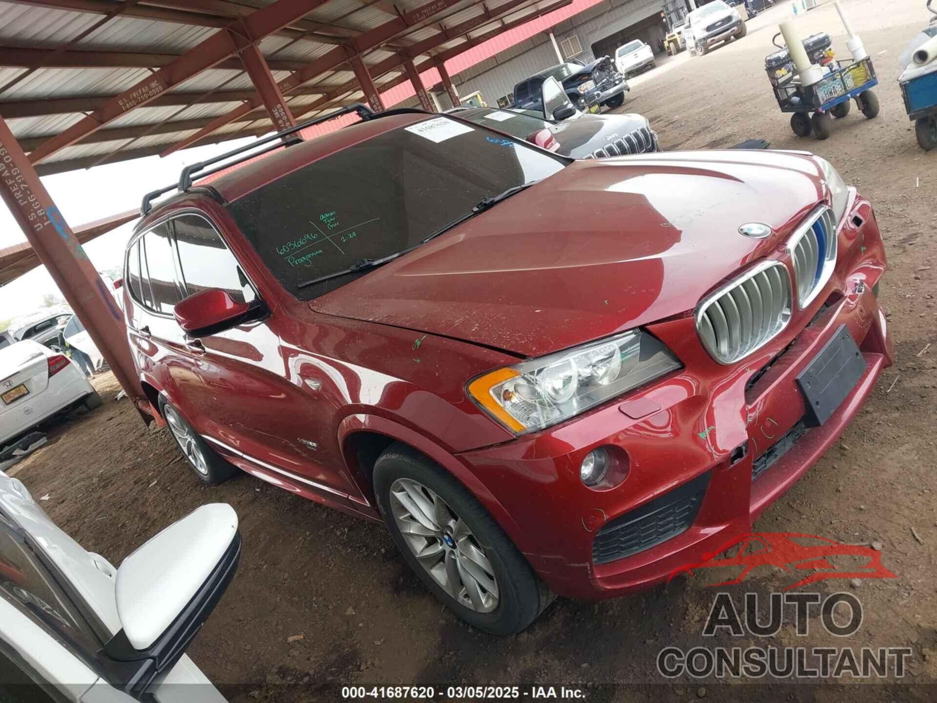 BMW X3 2014 - 5UXWX9C53E0D26692