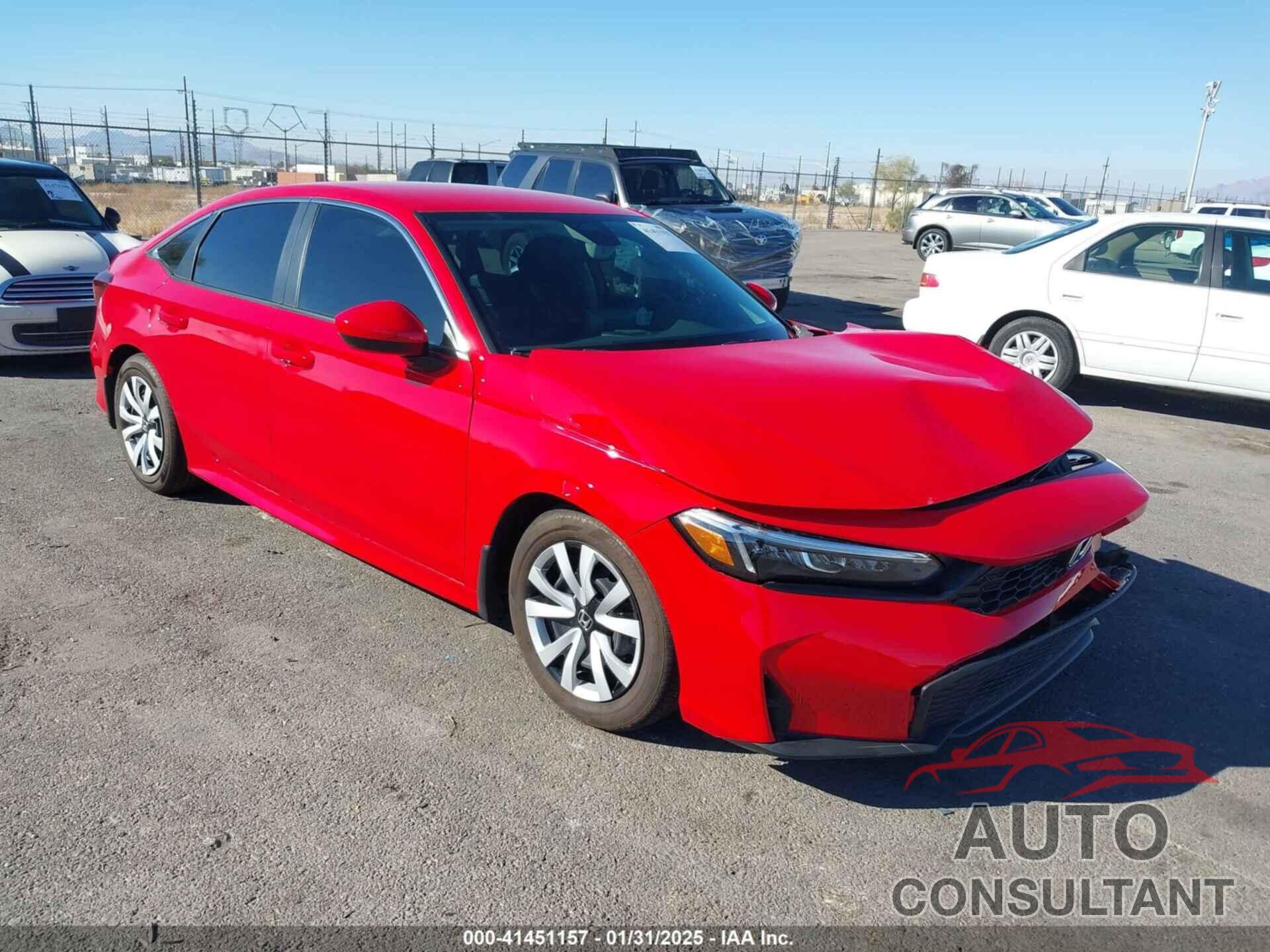 HONDA CIVIC 2025 - 2HGFE2F27SH522799