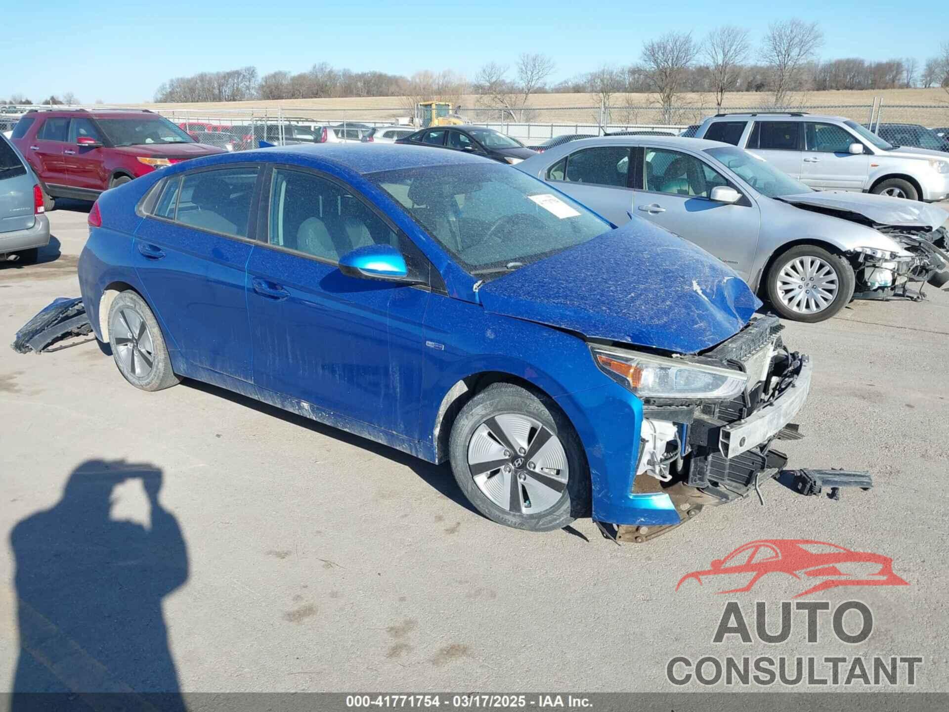 HYUNDAI IONIQ HYBRID 2018 - KMHC65LC2JU072323