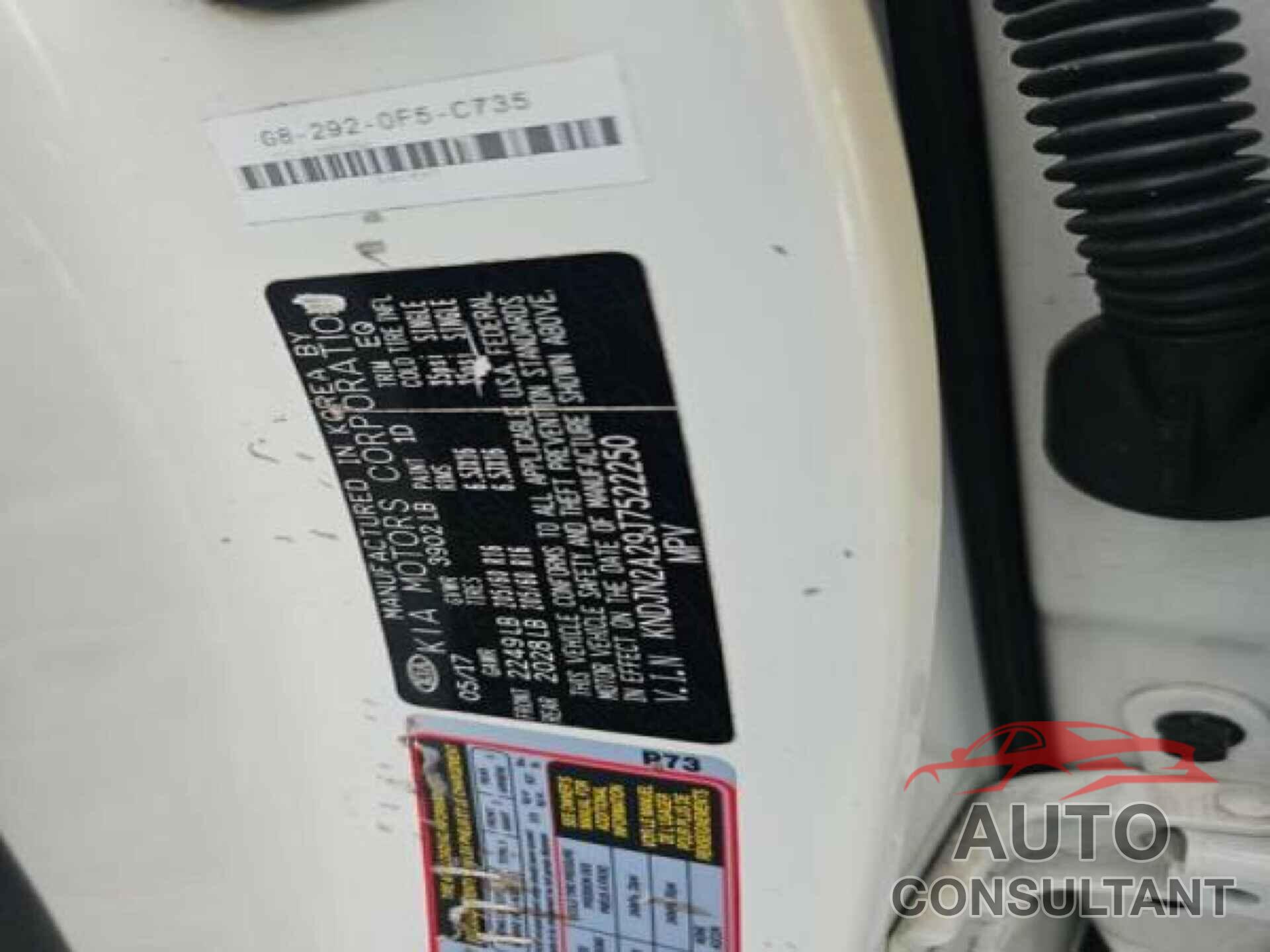KIA SOUL 2018 - KNDJN2A29J7522250