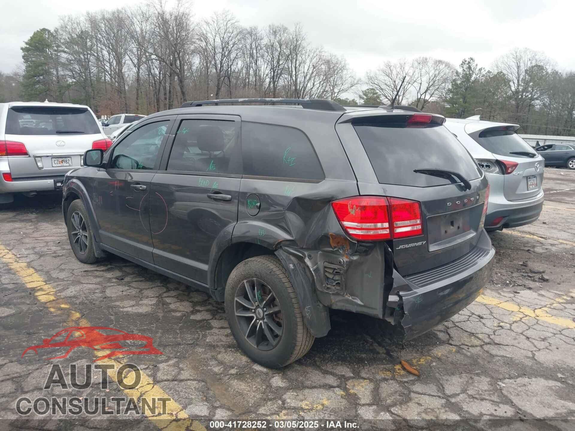 DODGE JOURNEY 2018 - 3C4PDCAB7JT309635