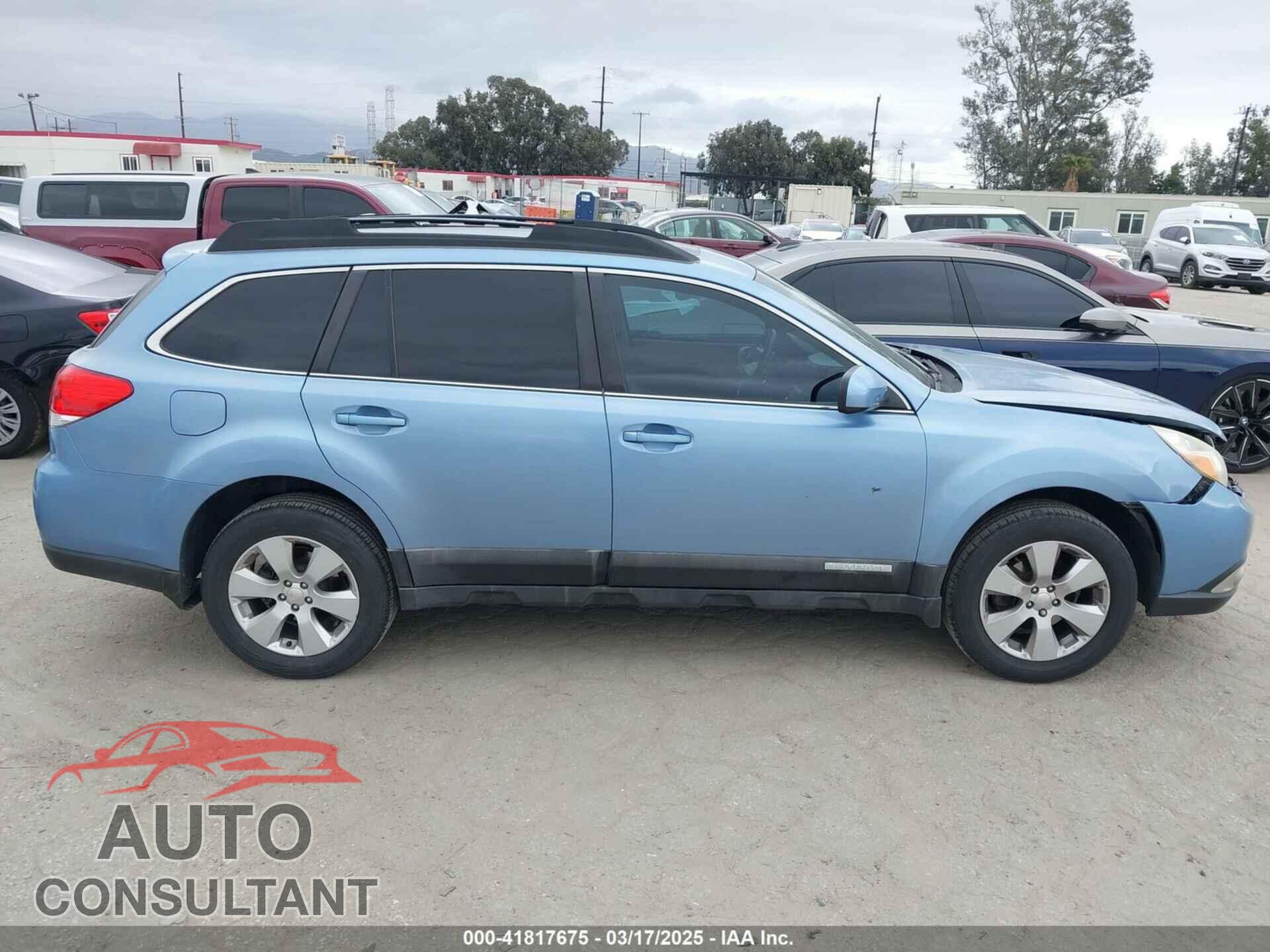 SUBARU OUTBACK 2011 - 4S4BRBLC8B3399575