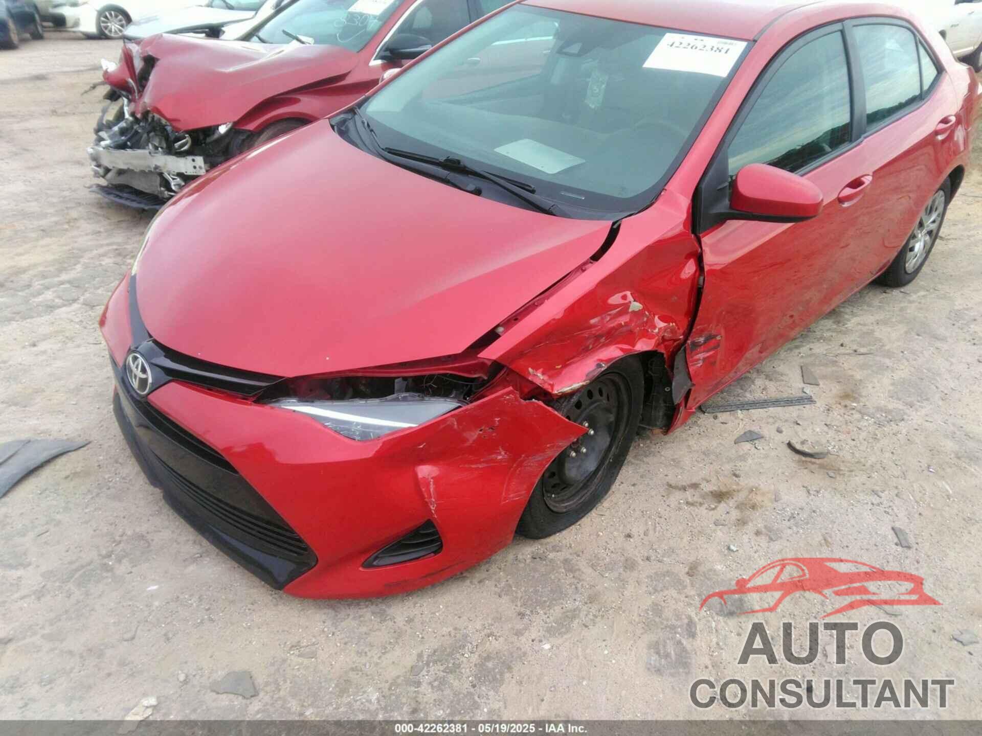 TOYOTA COROLLA 2019 - 2T1BURHE0KC212830
