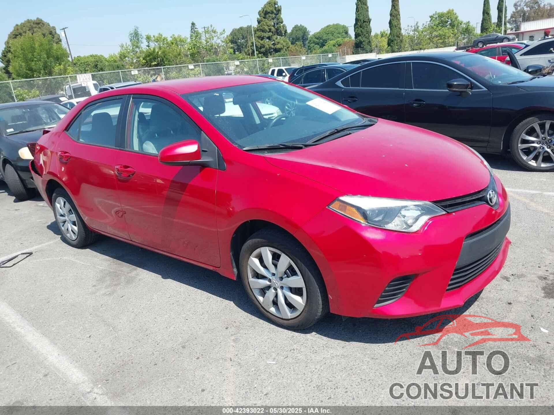 TOYOTA COROLLA 2014 - 2T1BURHE8EC142188