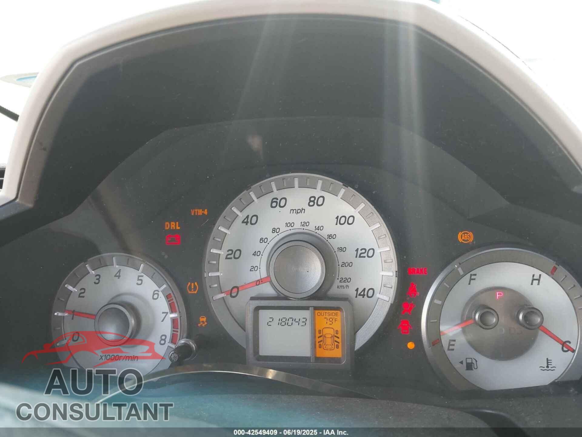 HONDA PILOT 2012 - 5FNYF4H55CB067904