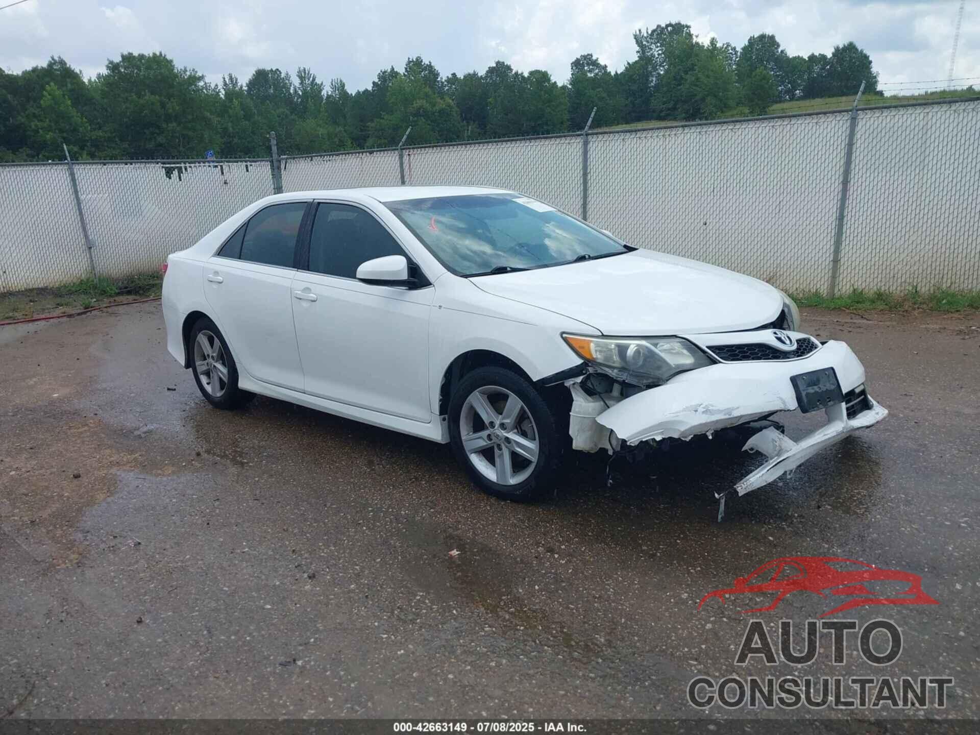 TOYOTA CAMRY 2012 - 4T1BF1FK3CU589219