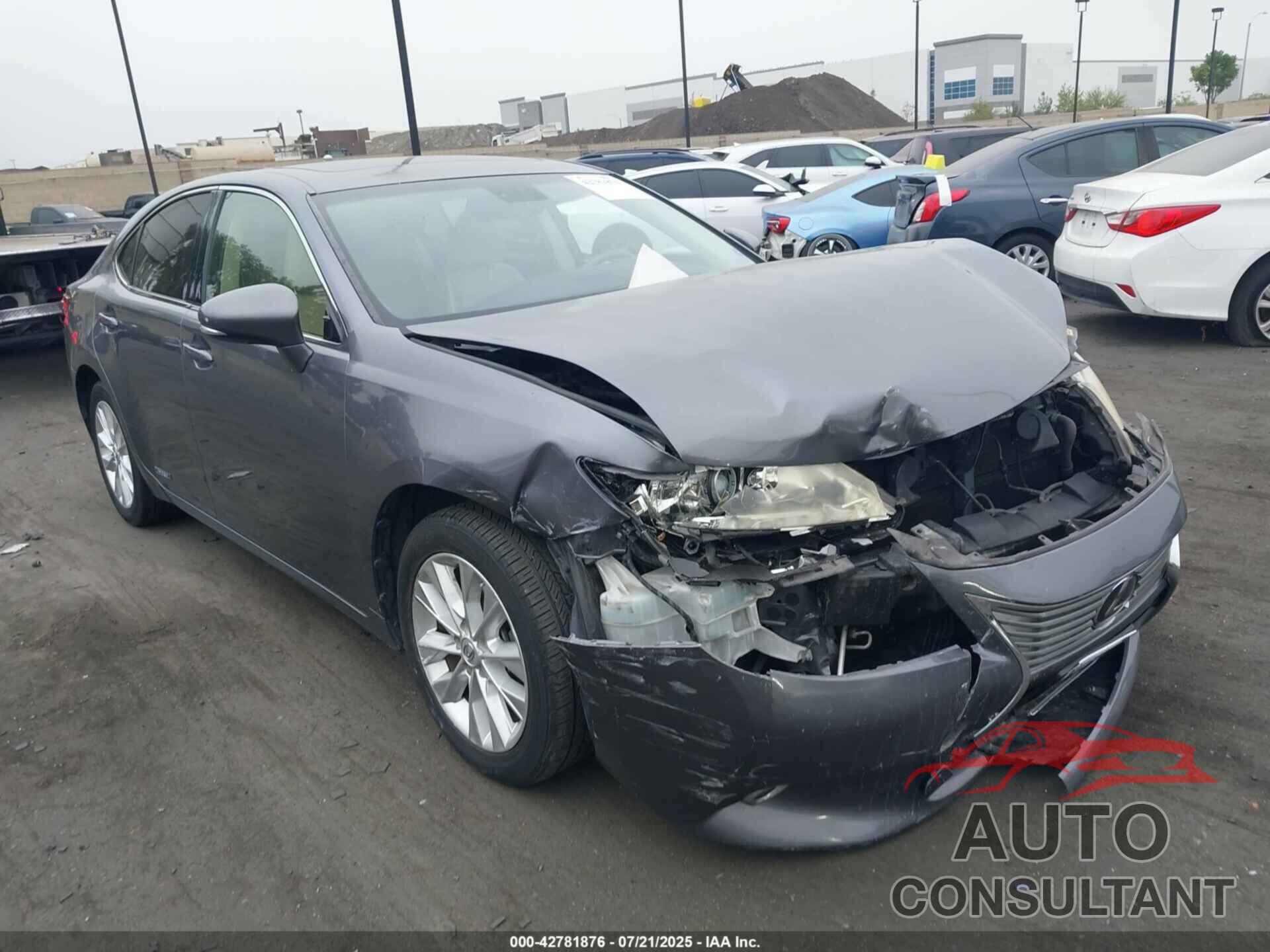 LEXUS ES 300H 2013 - JTHBW1GG8D2009893