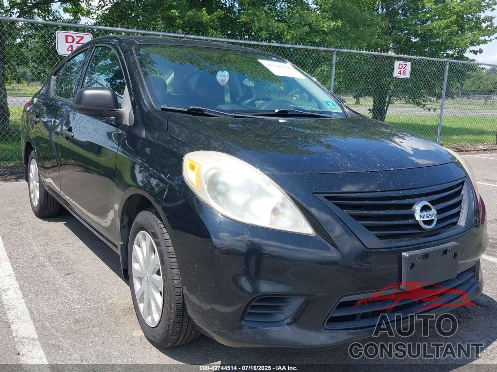 NISSAN VERSA 2012 - 3N1CN7AP7CL942334