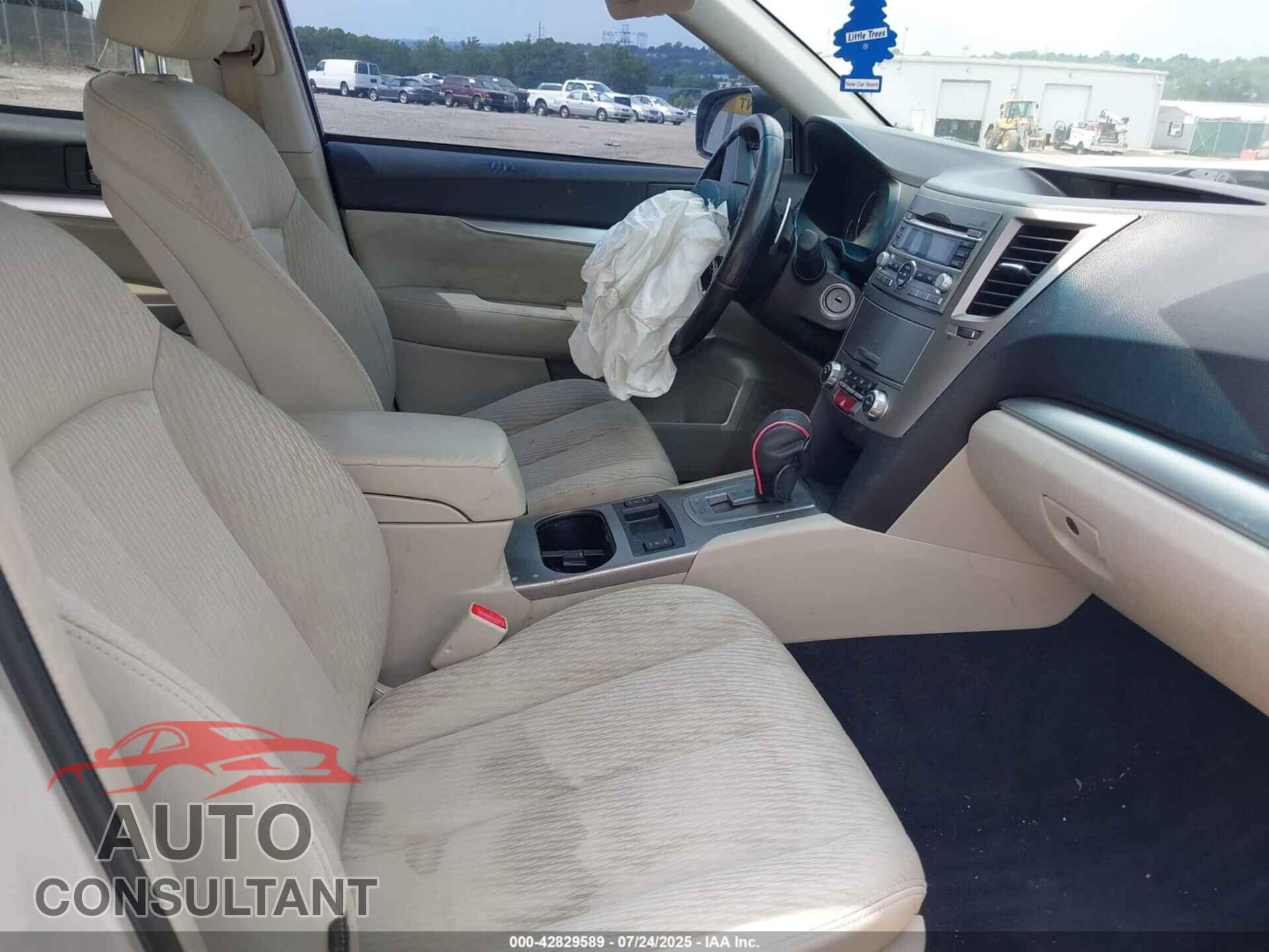SUBARU OUTBACK 2011 - 4S4BRCCC4B3368118