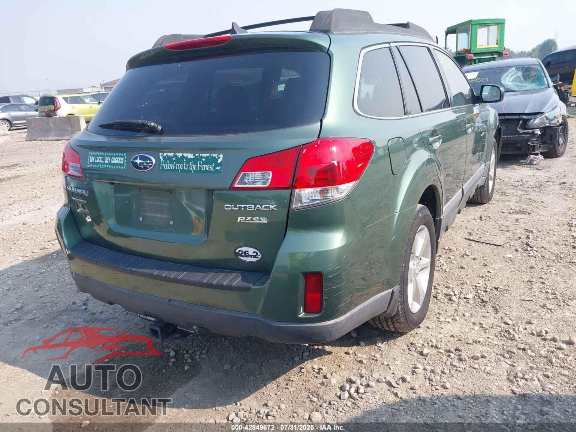 SUBARU OUTBACK 2013 - 4S4BRBLC8D3204478