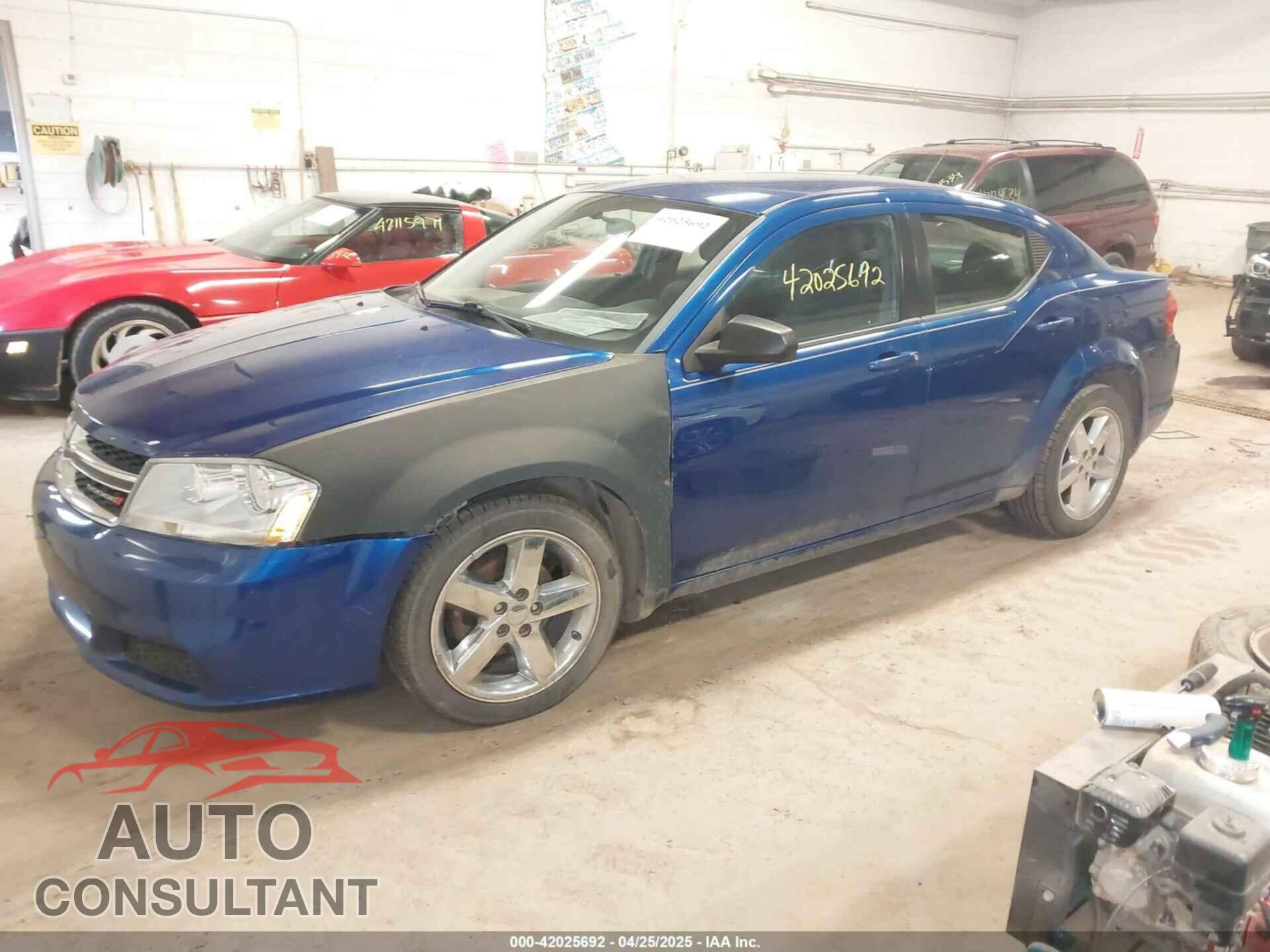 DODGE AVENGER 2013 - 1C3CDZAB6DN599070