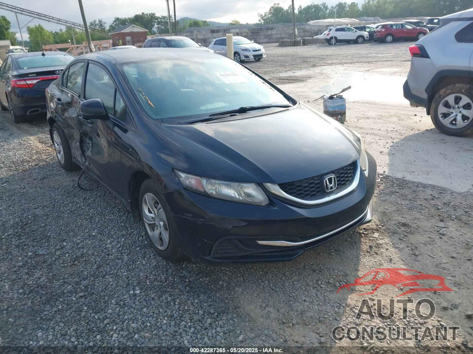 HONDA CIVIC 2013 - 19XFB2F54DE042915