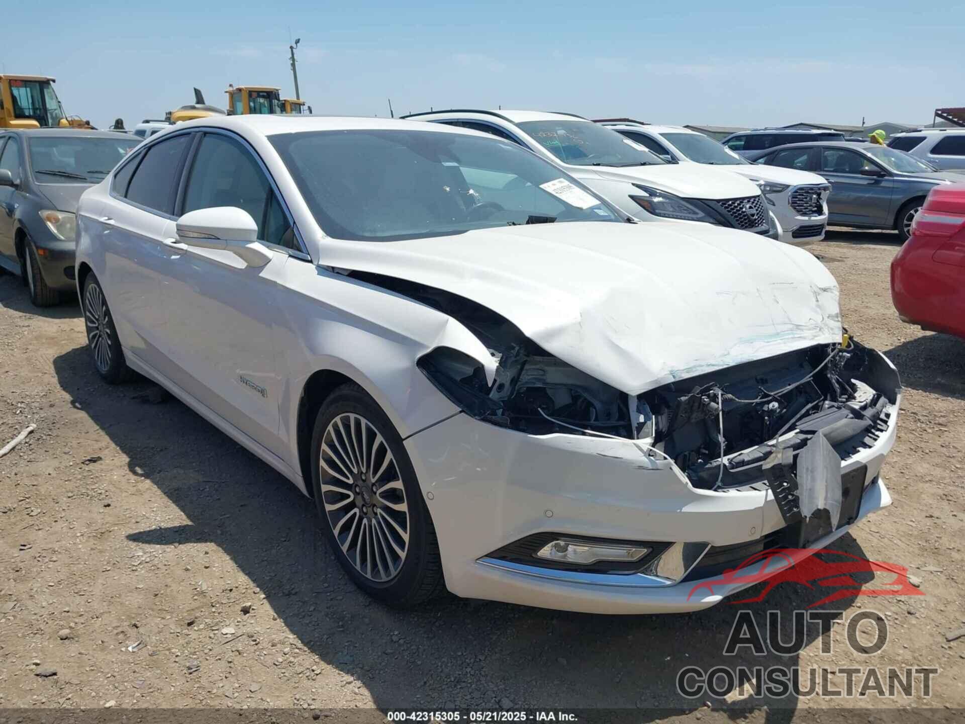FORD FUSION HYBRID 2017 - 3FA6P0RU0HR343338
